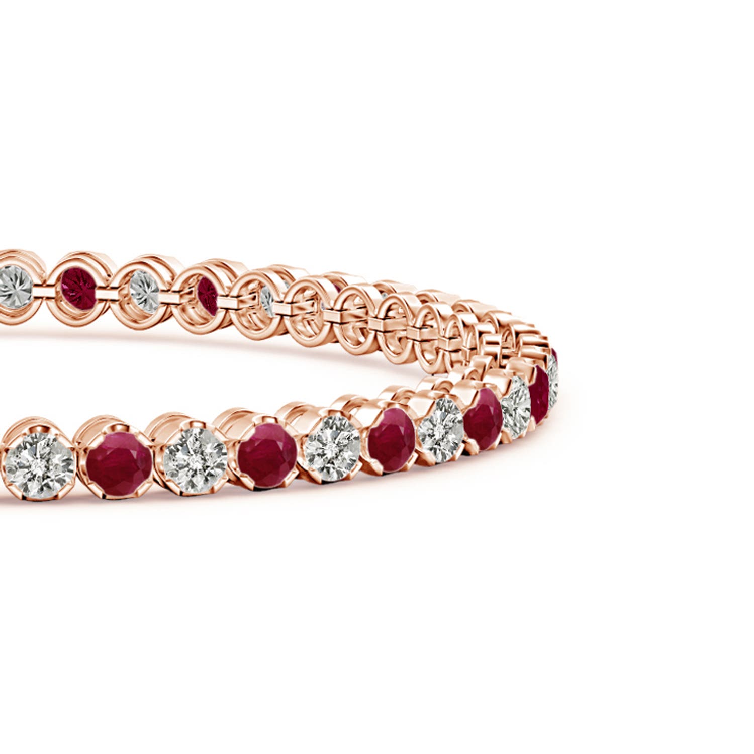 A - Ruby / 6.38 CT / 14 KT Rose Gold