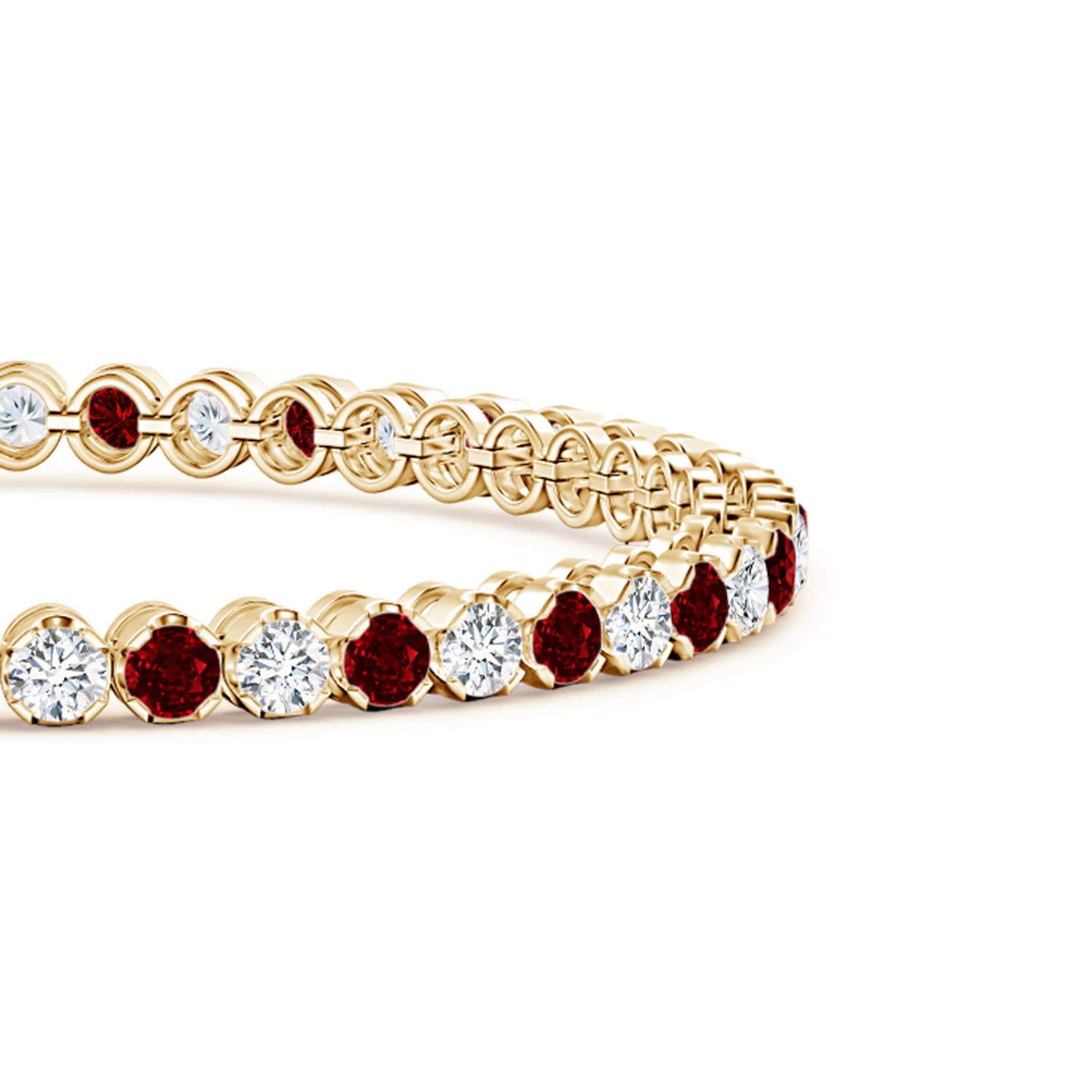 AAAA - Ruby / 6.38 CT / 14 KT Yellow Gold