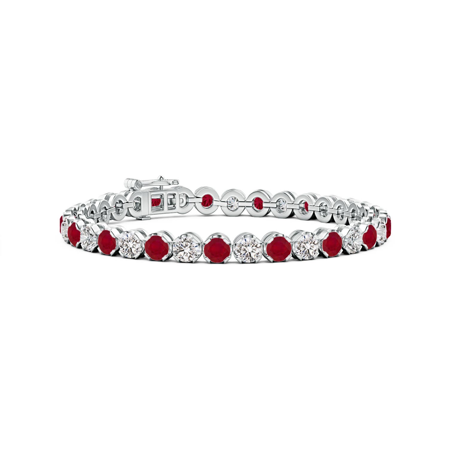 AA - Ruby / 9.69 CT / 14 KT White Gold