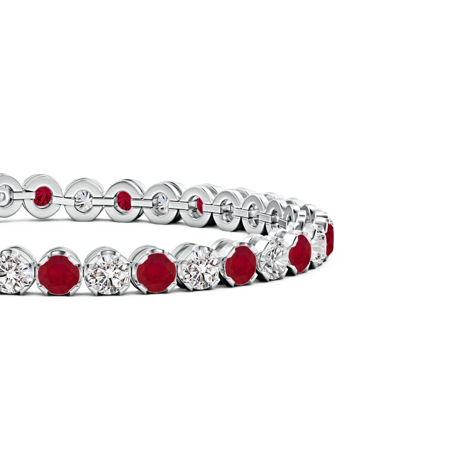 AA - Ruby / 9.69 CT / 14 KT White Gold