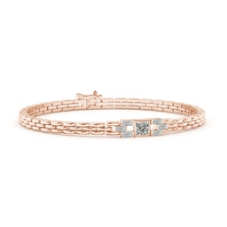Princess Diamond Stackable Bracelets