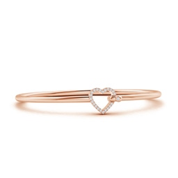 Bangle Rose Gold Diamond Bracelets