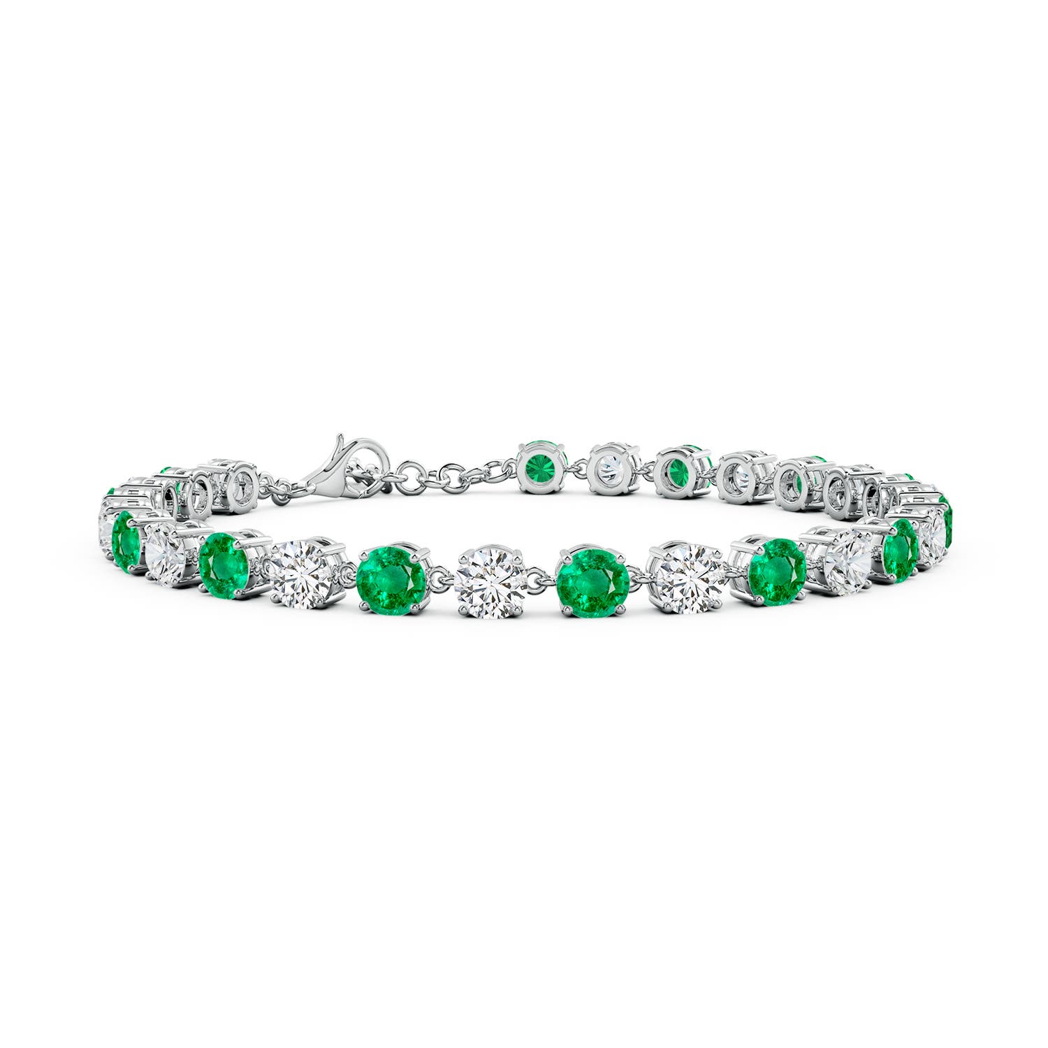 AAA - Emerald / 9.87 CT / 14 KT White Gold