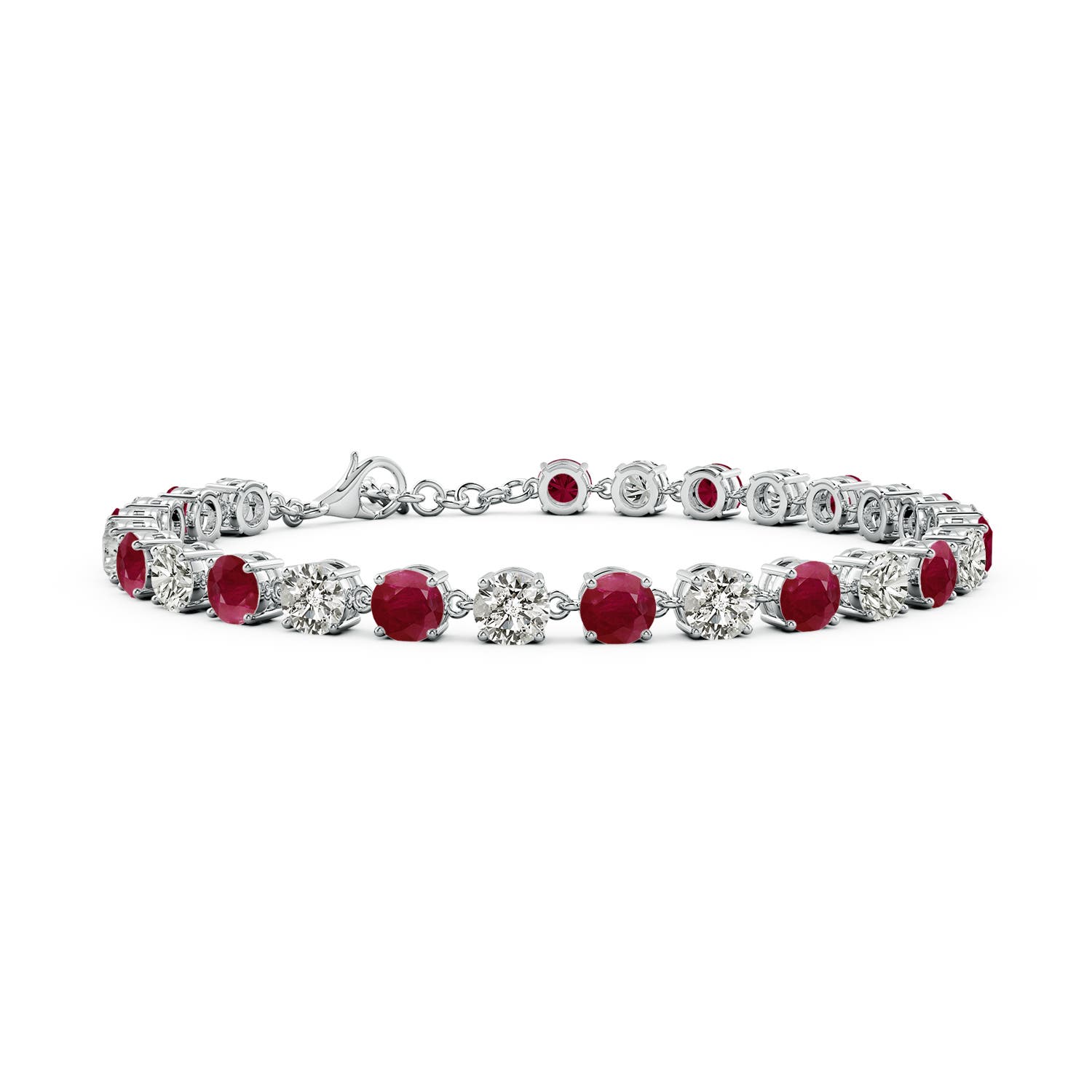 A - Ruby / 11.97 CT / 14 KT White Gold