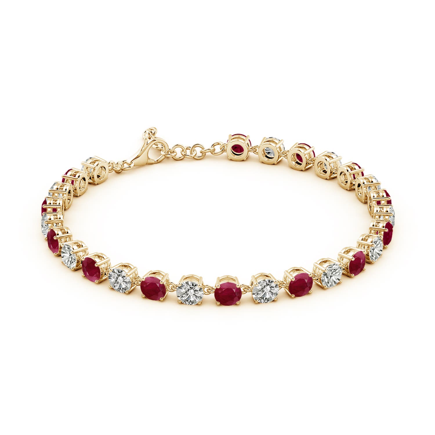 A - Ruby / 11.97 CT / 14 KT Yellow Gold