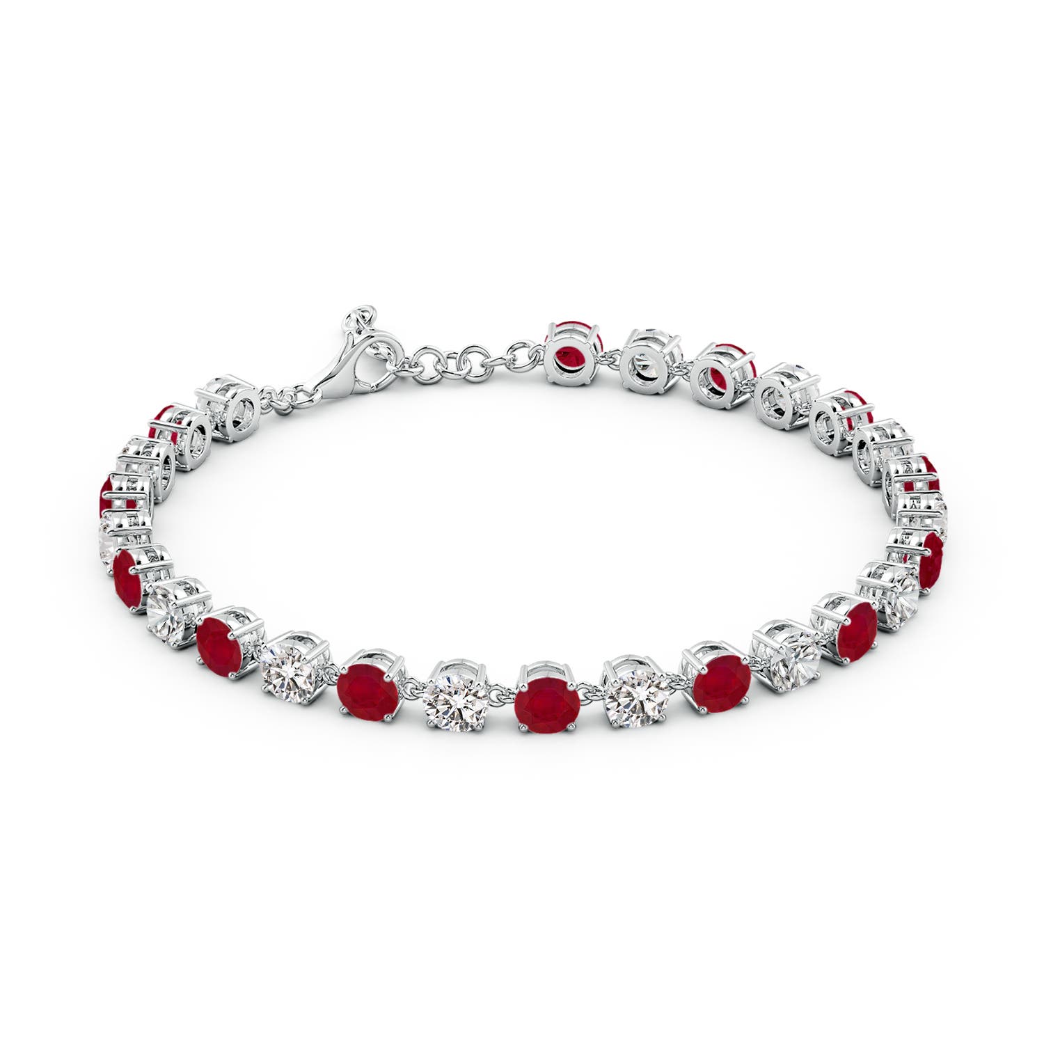 AA - Ruby / 11.97 CT / 14 KT White Gold