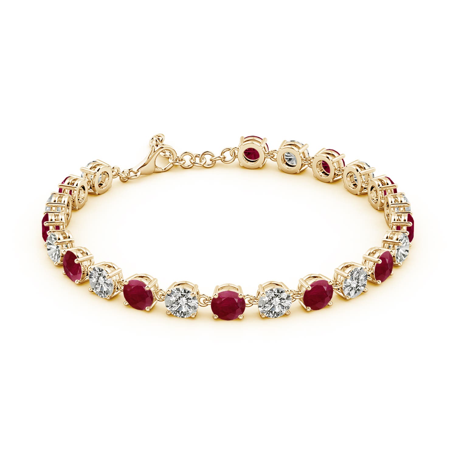 A - Ruby / 14.71 CT / 14 KT Yellow Gold