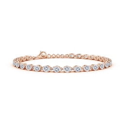 Adjustable Rose Gold Diamond Bracelets