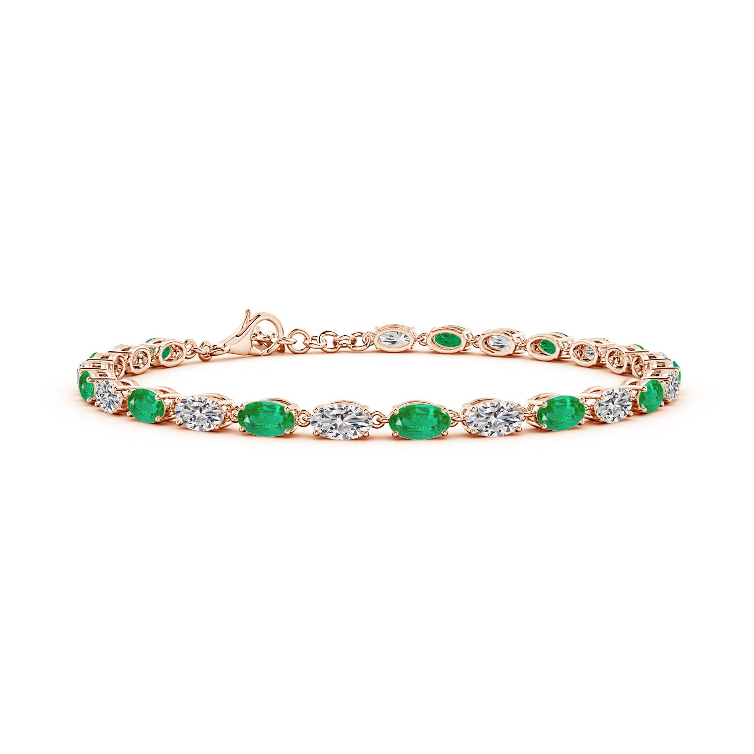 AA - Emerald / 4.92 CT / 14 KT Rose Gold