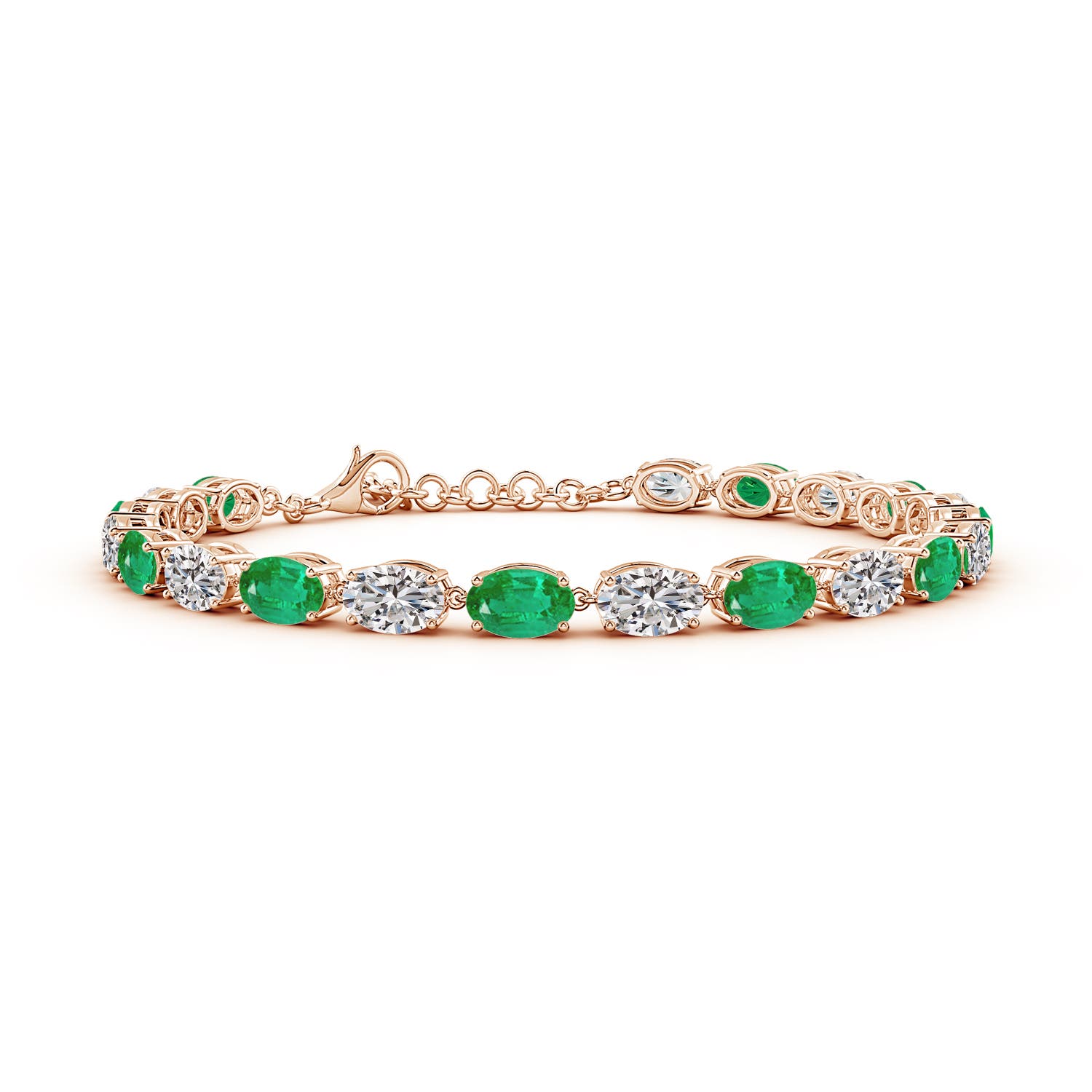 AA - Emerald / 8.3 CT / 14 KT Rose Gold