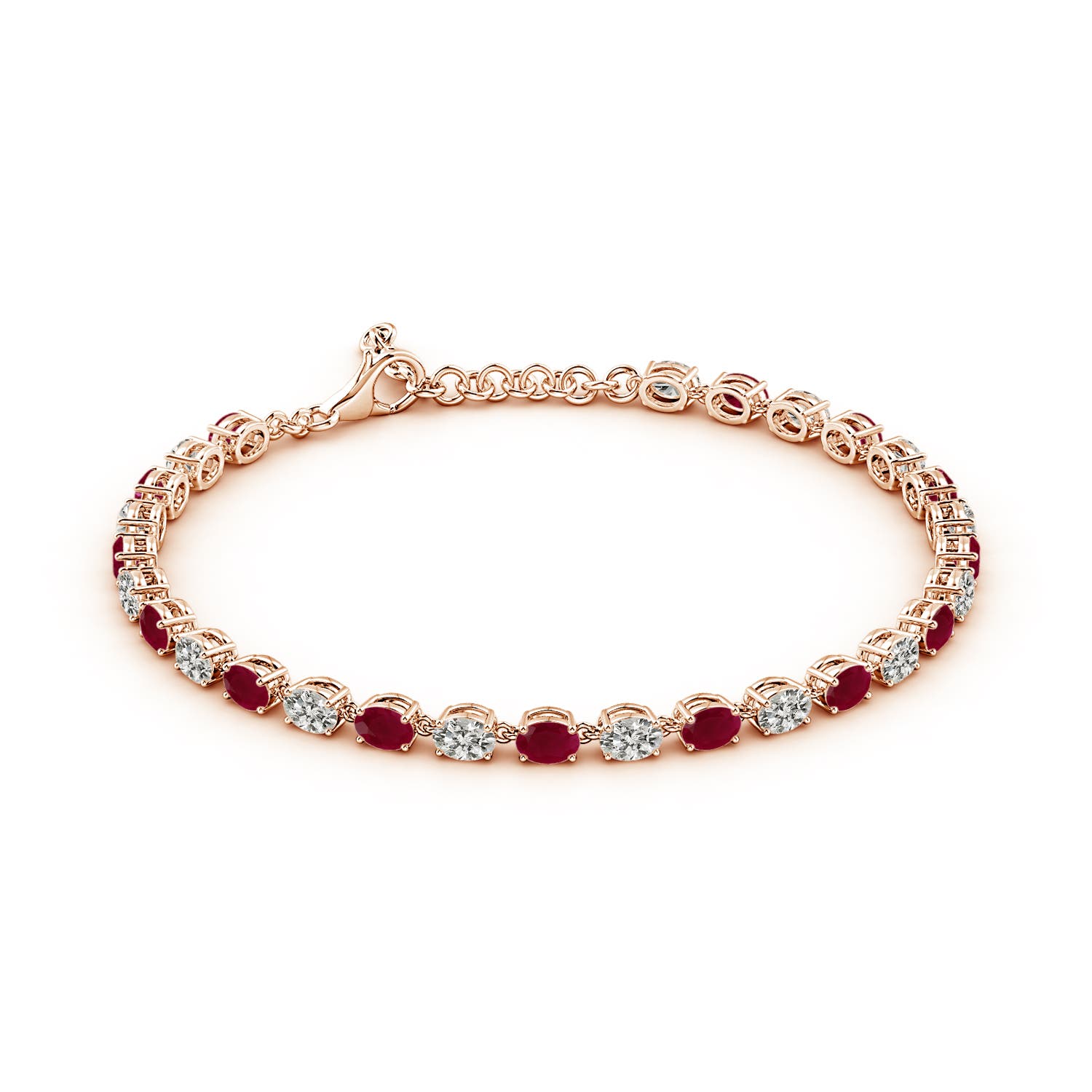 A - Ruby / 4.48 CT / 14 KT Rose Gold