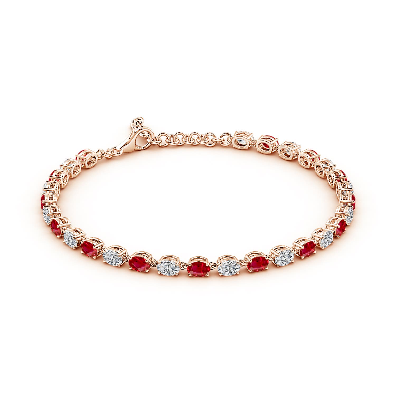 AAA - Ruby / 4.48 CT / 14 KT Rose Gold