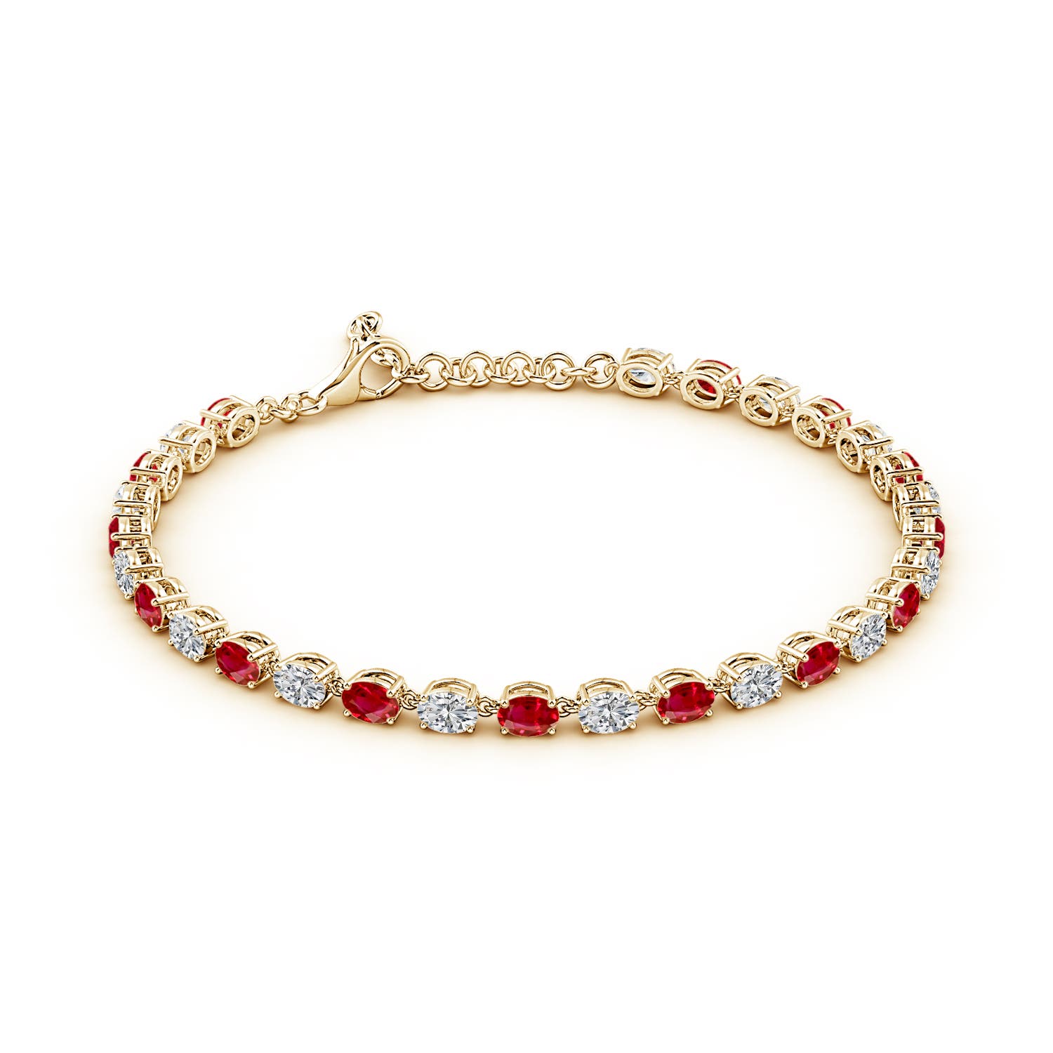 AAA - Ruby / 4.48 CT / 14 KT Yellow Gold