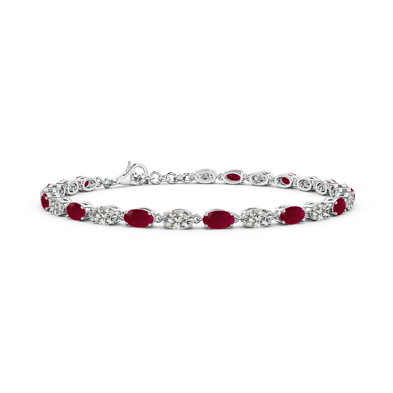 A - Ruby / 5.52 CT / 14 KT White Gold