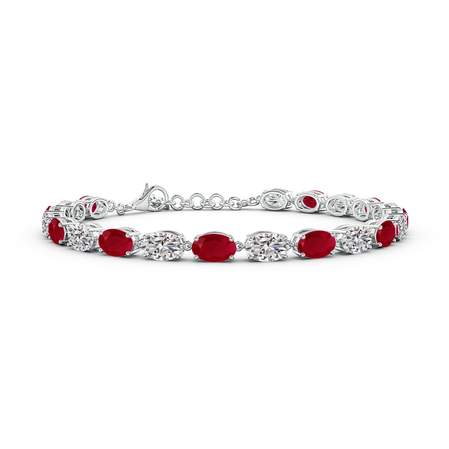 AA - Ruby / 10.3 CT / 14 KT White Gold