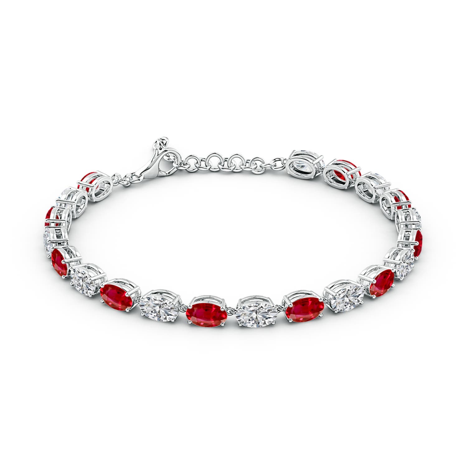 AAA - Ruby / 10.3 CT / 14 KT White Gold