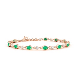 Oval Emerald Tennis Bracelets