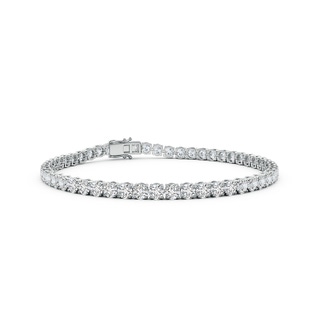 3mm HSI2 Round Diamond Classic Tennis Bracelet in White Gold