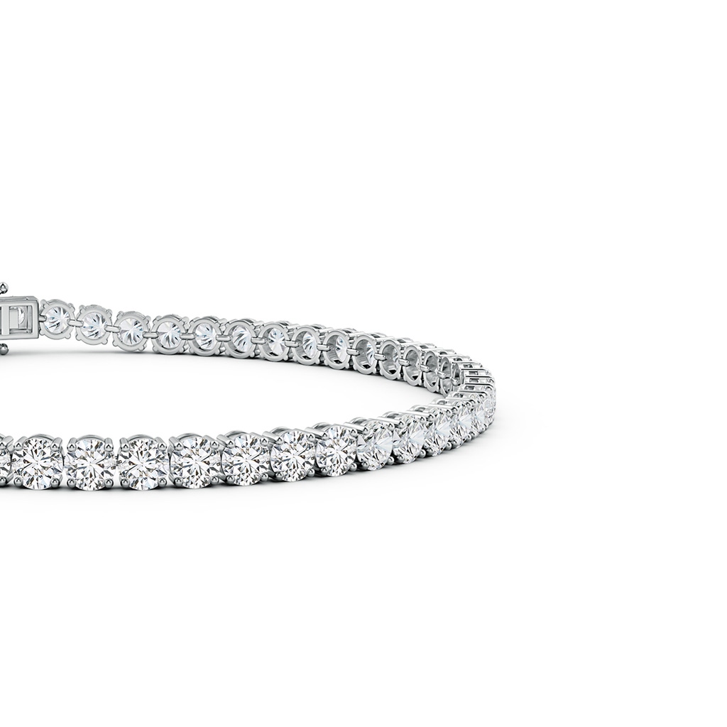 3mm HSI2 Round Diamond Classic Tennis Bracelet in White Gold - side 199