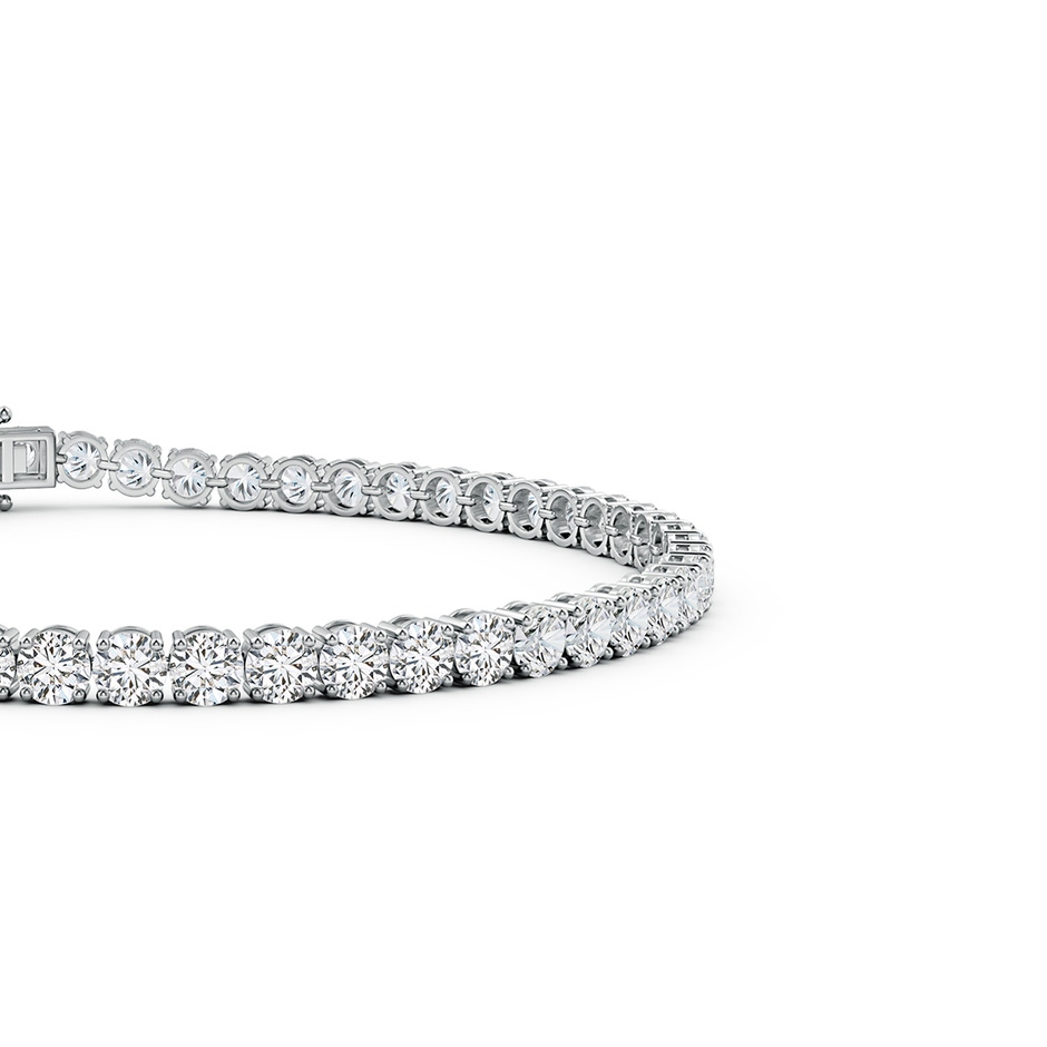 3mm HSI2 Round Diamond Classic Tennis Bracelet in White Gold side 199