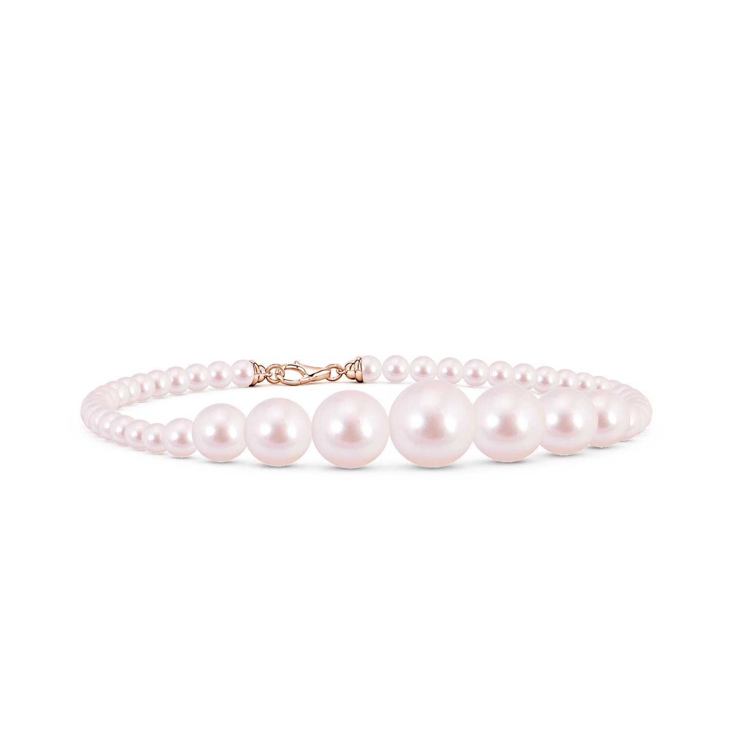 Rose Gold Akoya Cultured Pearl Bracelets