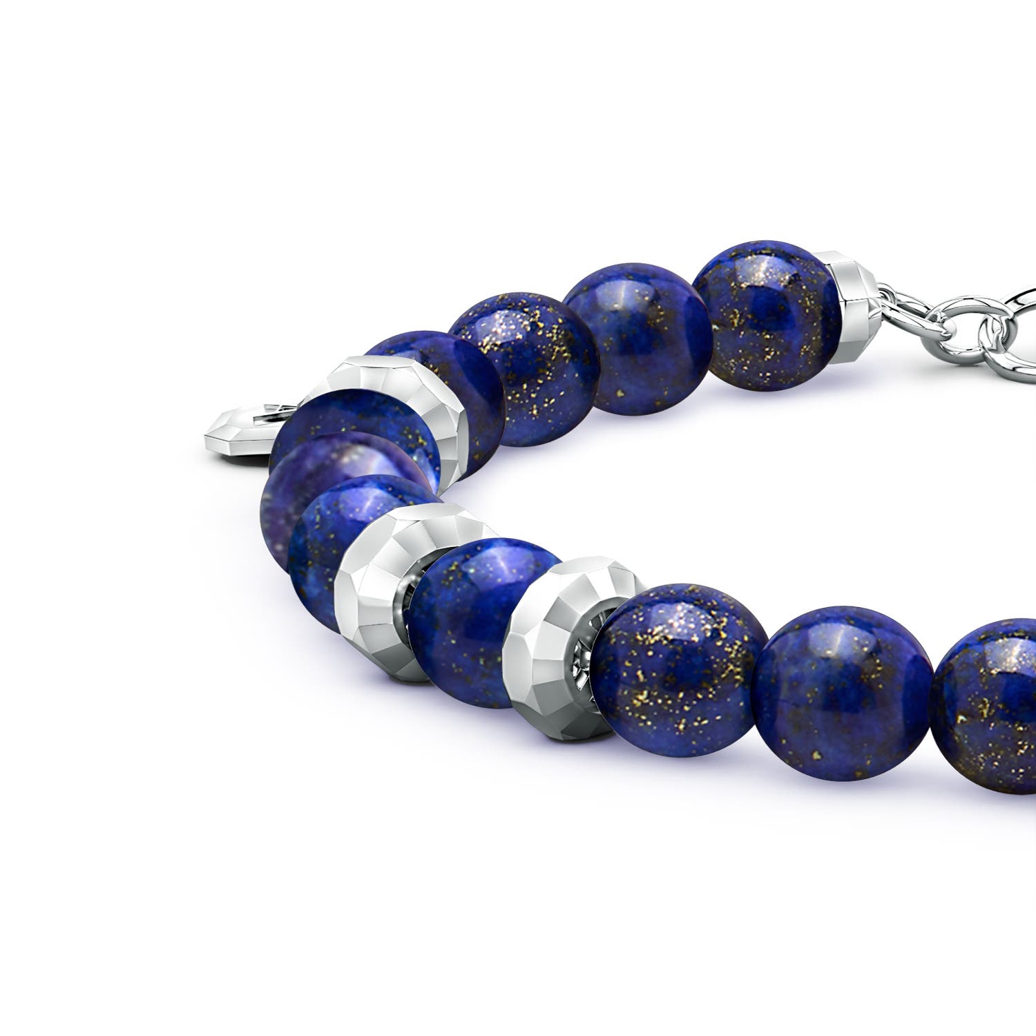 8mm AAA SBM0106LPZ-SL-LOB-AAA-8-90 in S999 Silver - side 1