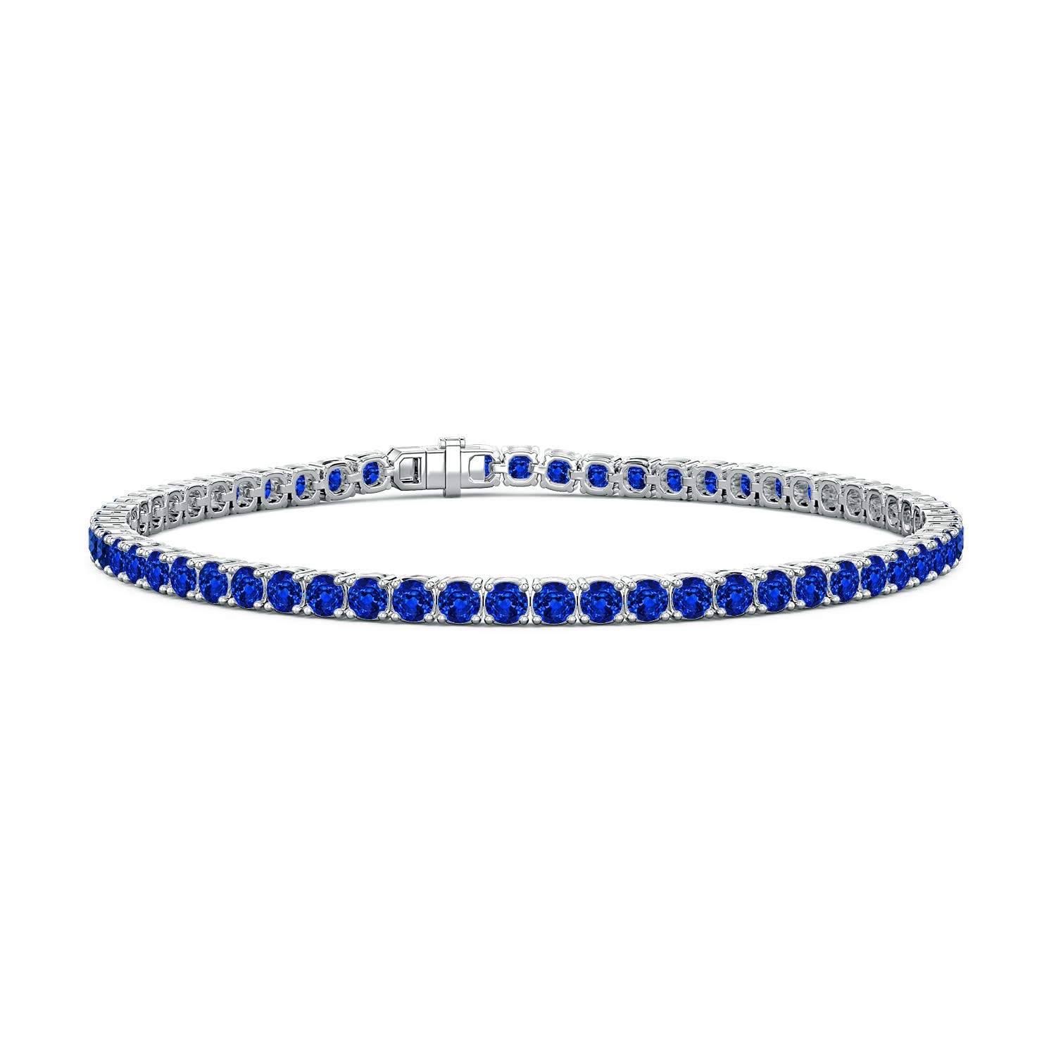 Blue Sapphire Platinum Bracelets