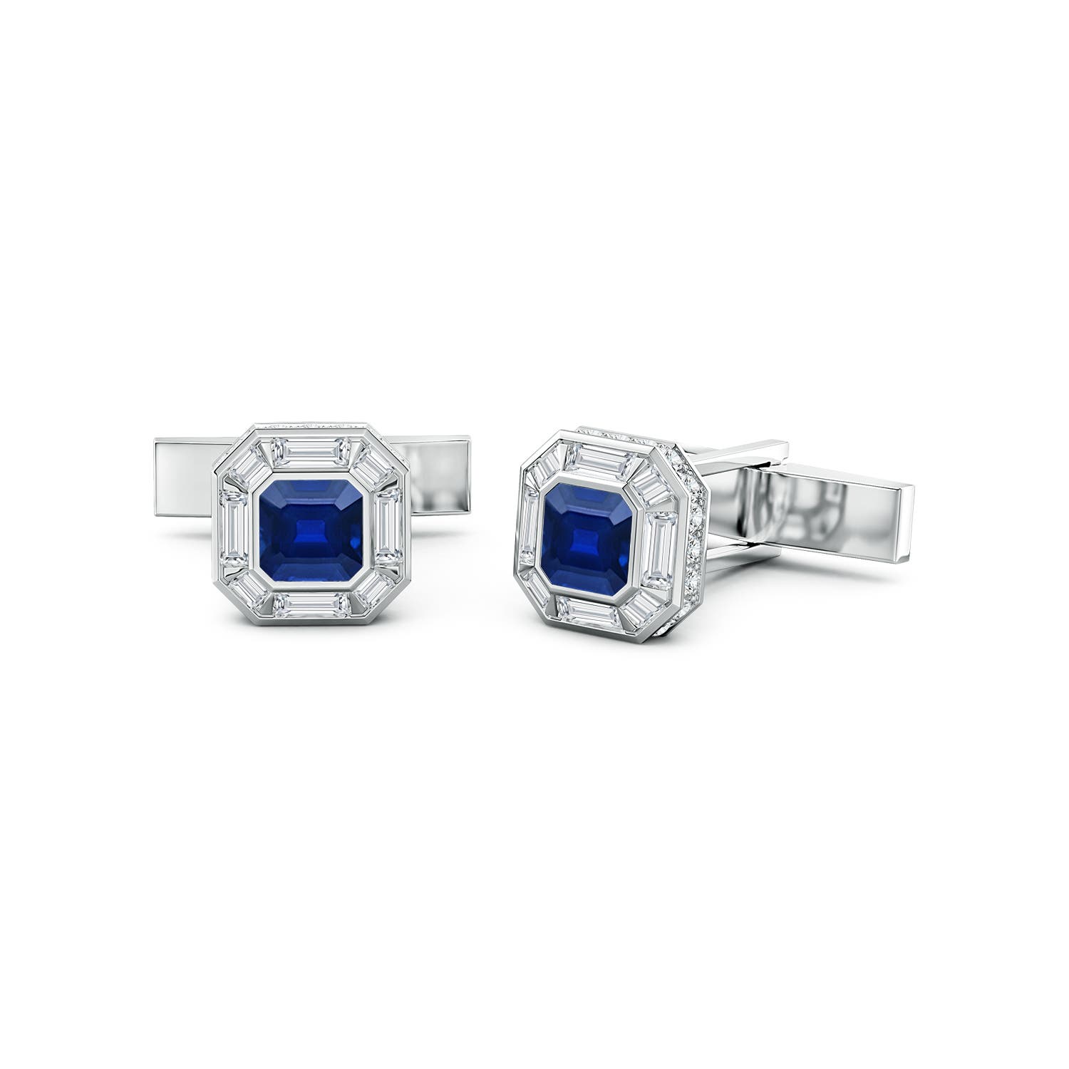 Image Representation of the White Gold Jewelry - Cufflinks