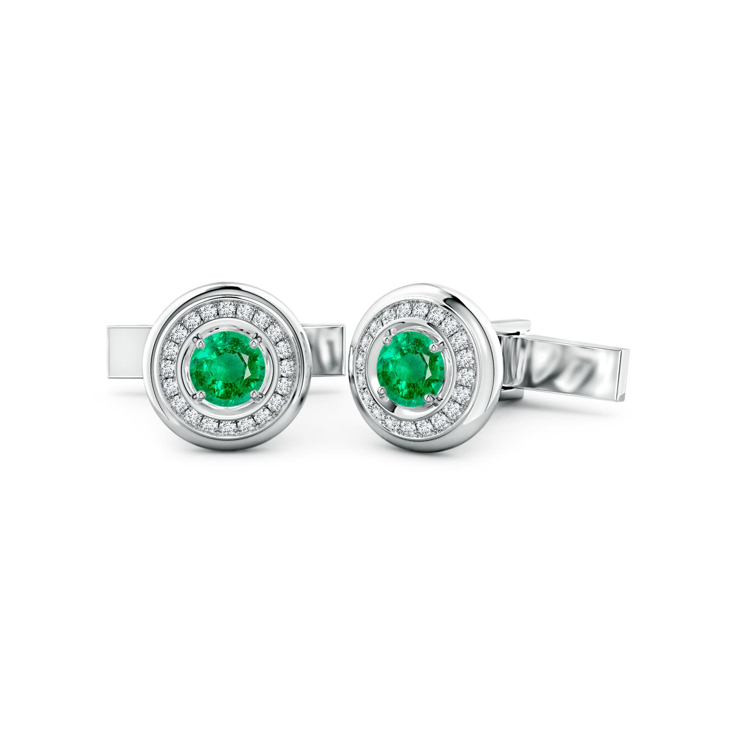 Image Representation of the Emerald Jewellery - Cufflinks
