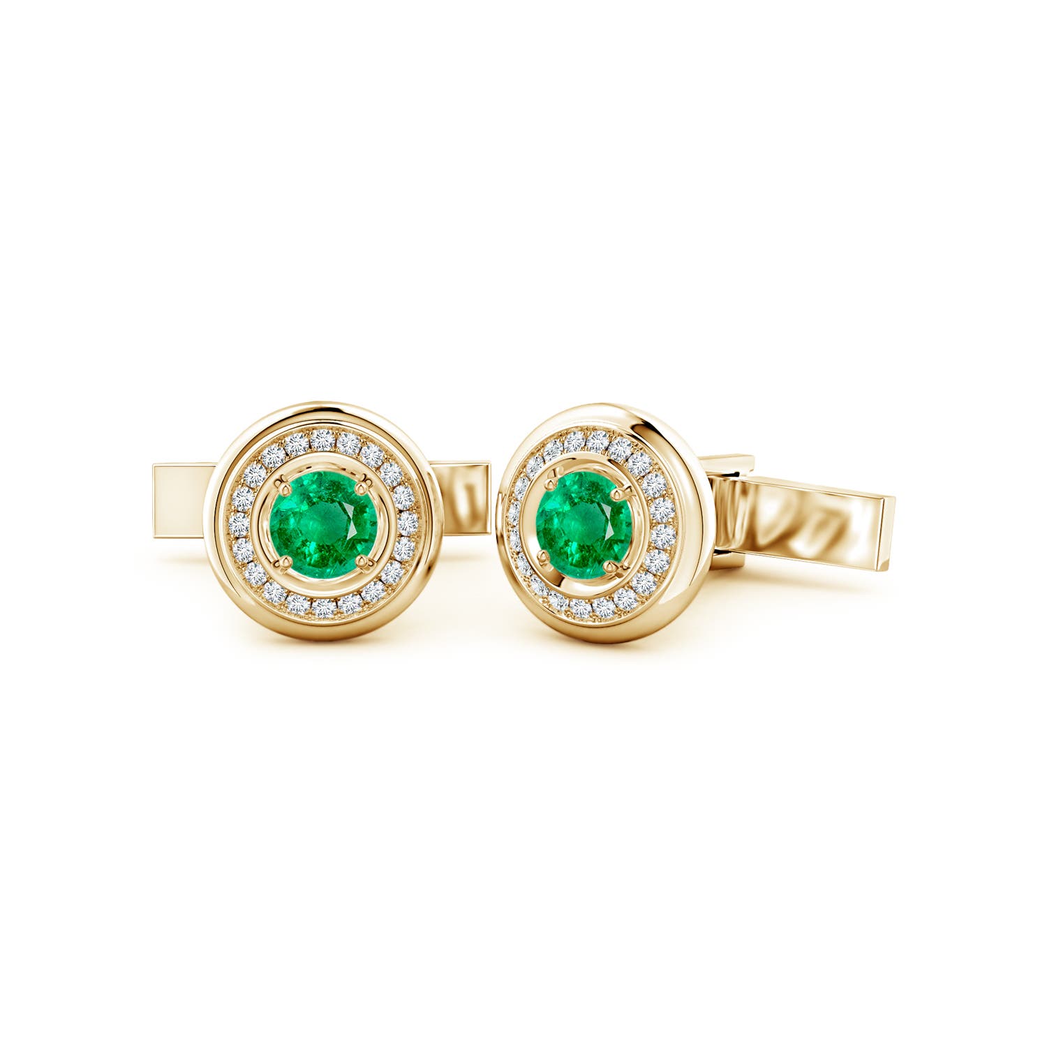 Image Representation of the Emerald Jewellery - Cufflinks