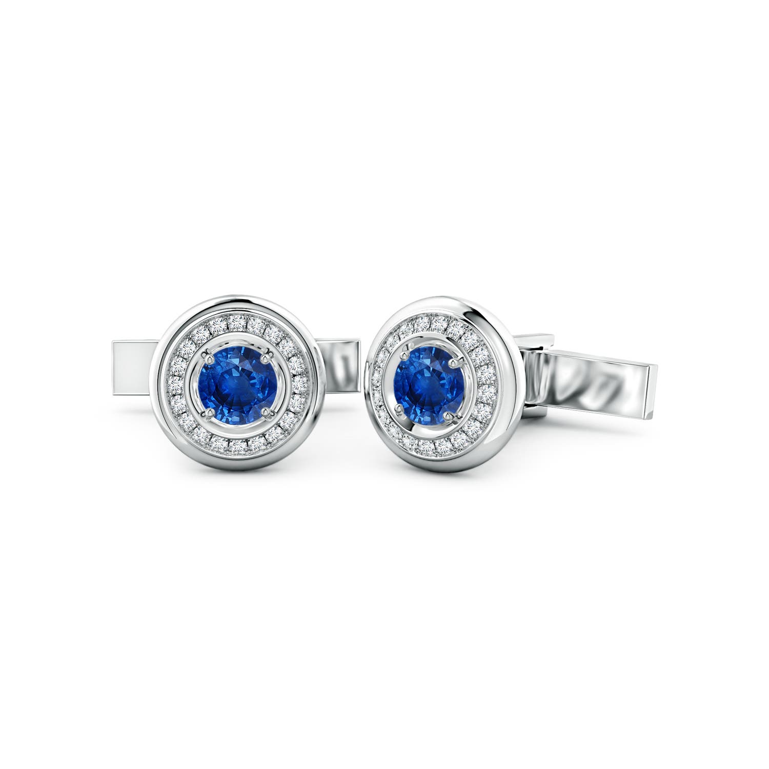 Image Representation of the Blue Sapphire Jewellery - Cufflinks