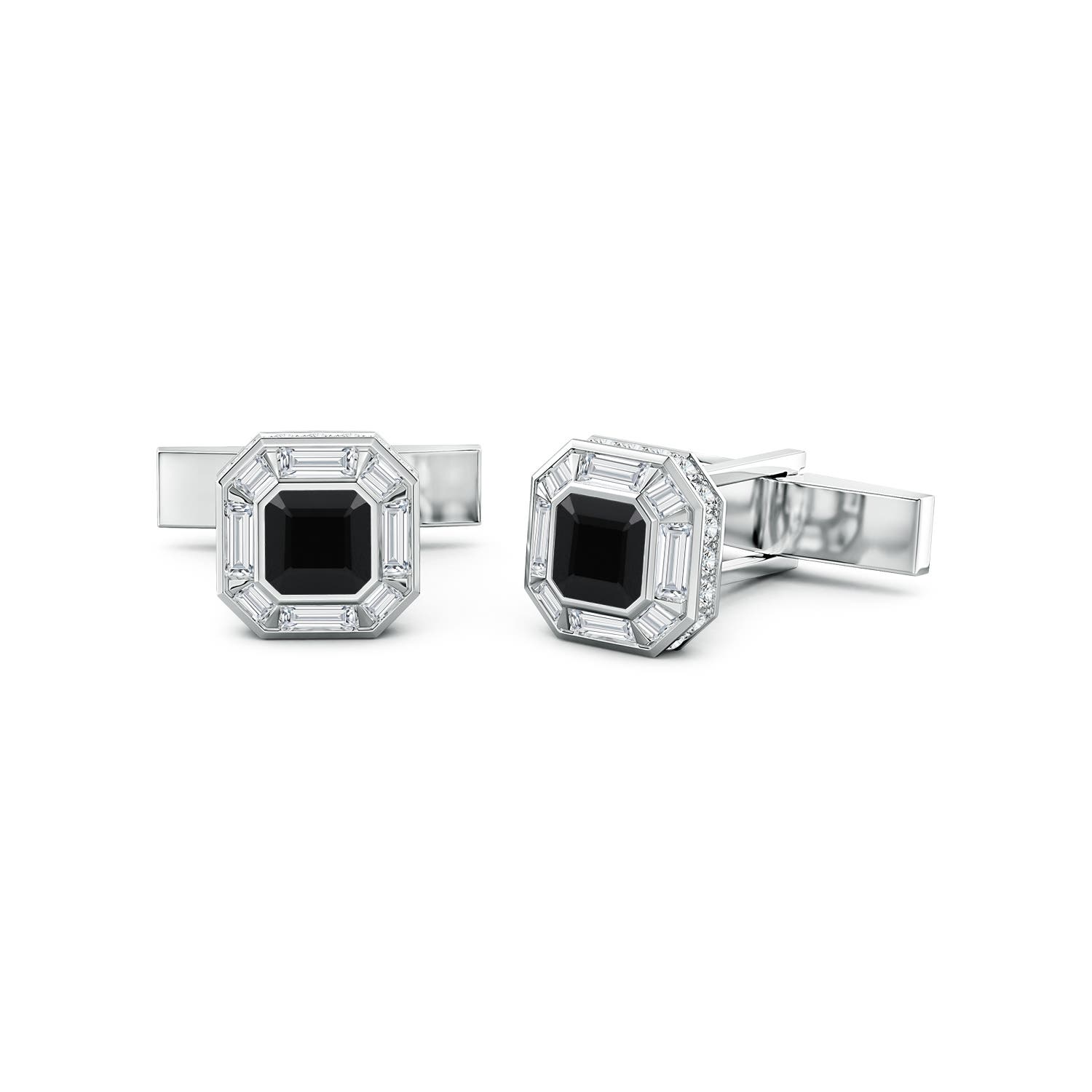 Enhanced Black Diamond Jewelry - Cufflinks