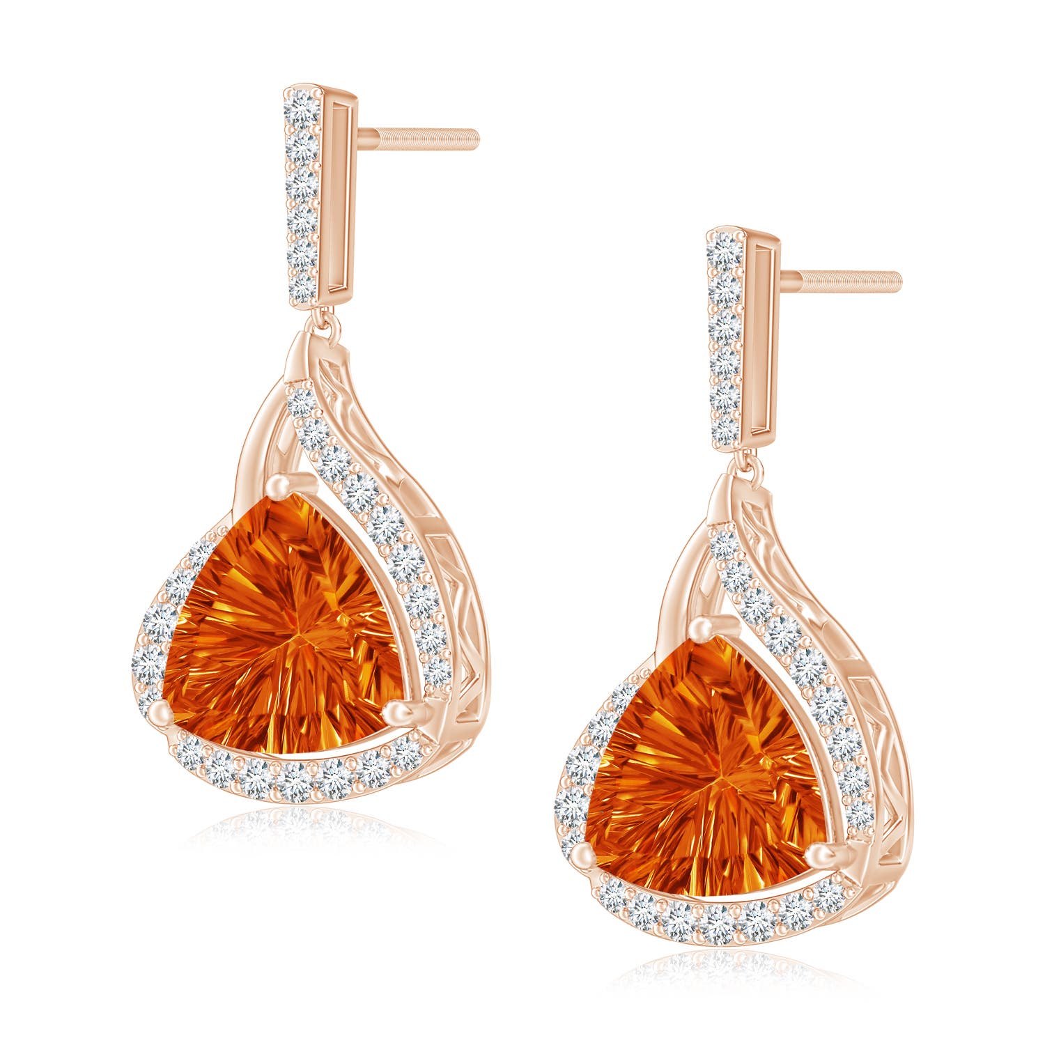 AAAA - Citrine / 2.73 CT / 14 KT Rose Gold