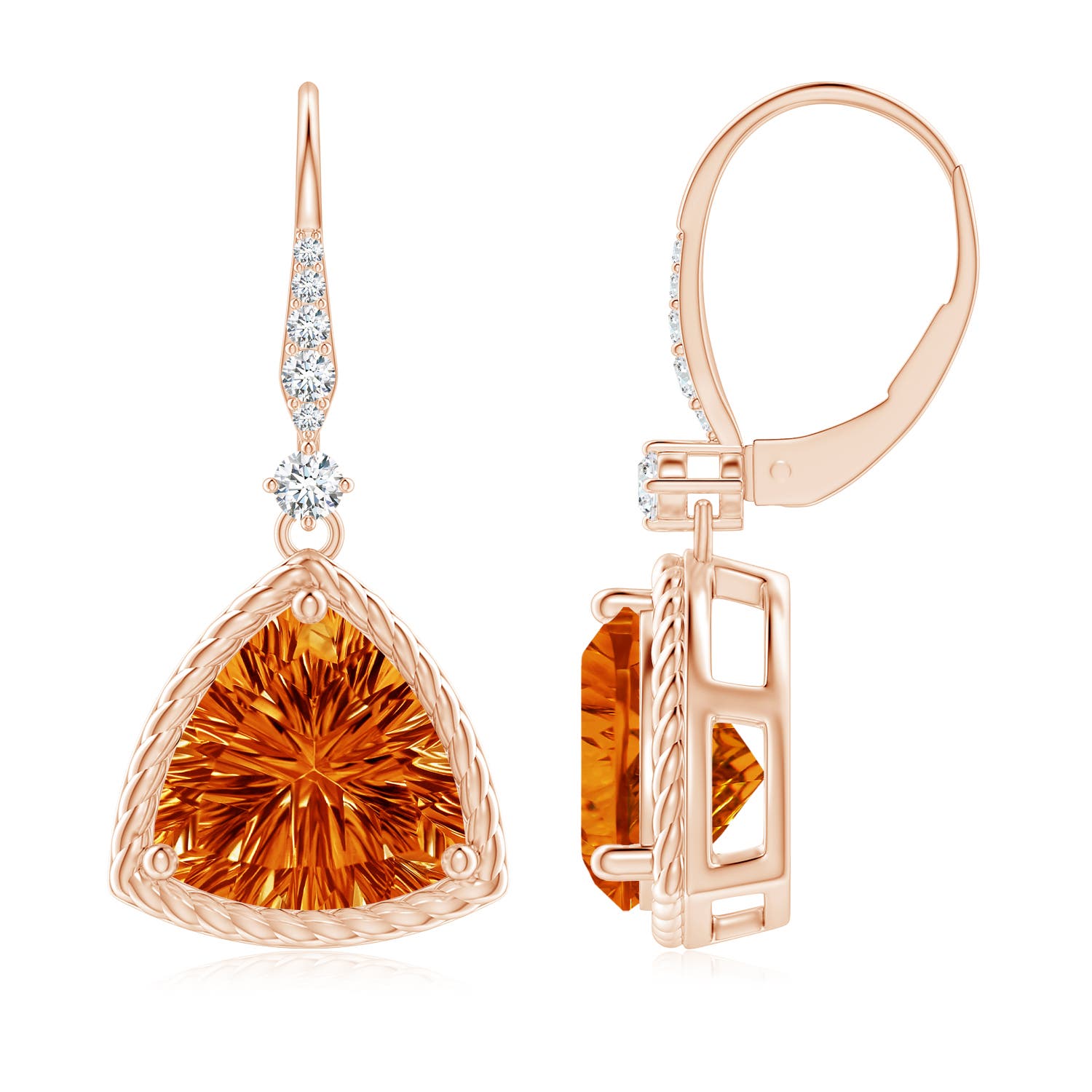 AAAA - Citrine / 5.19 CT / 14 KT Rose Gold