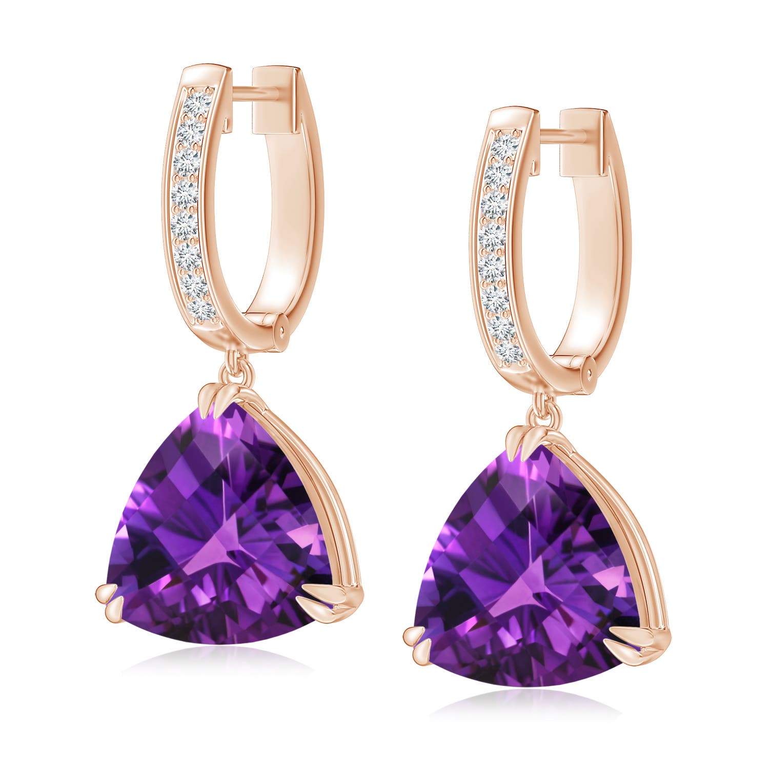 AAAA - Amethyst / 5.13 CT / 14 KT Rose Gold