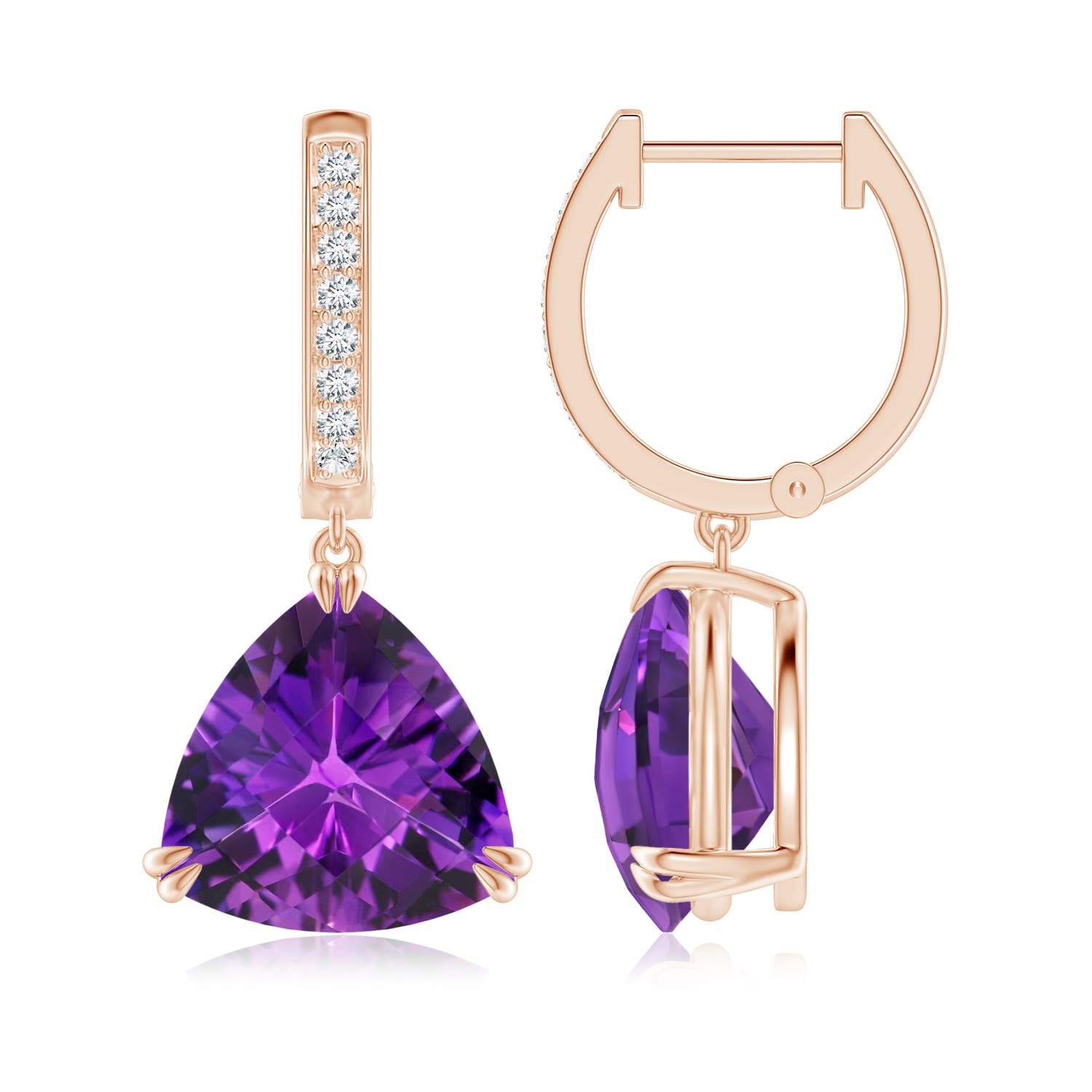 AAAA - Amethyst / 5.13 CT / 14 KT Rose Gold