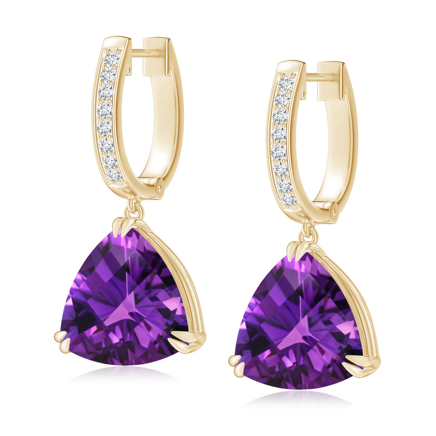 AAAA - Amethyst / 5.13 CT / 14 KT Yellow Gold