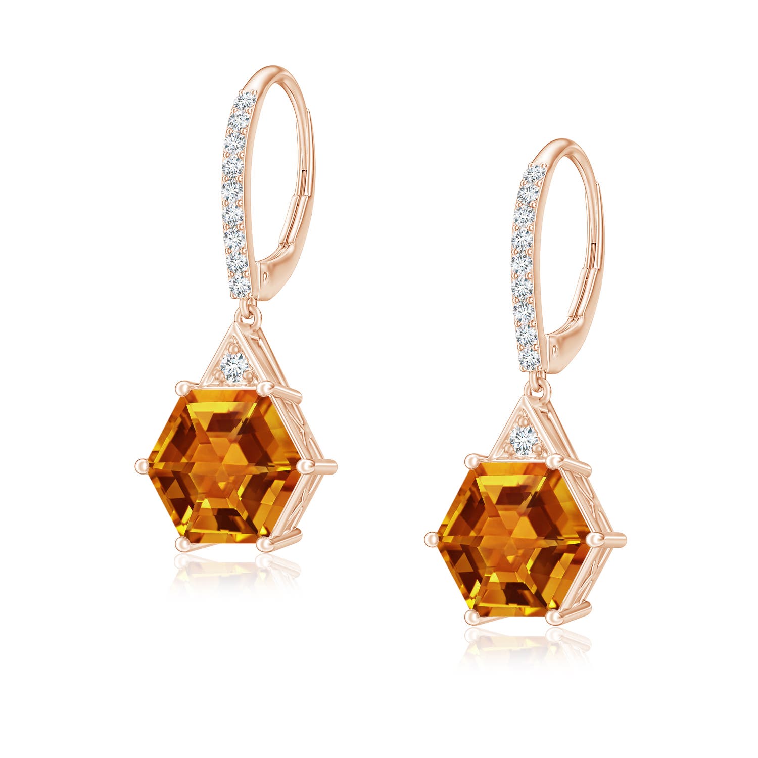 AAAA - Citrine / 3.11 CT / 14 KT Rose Gold