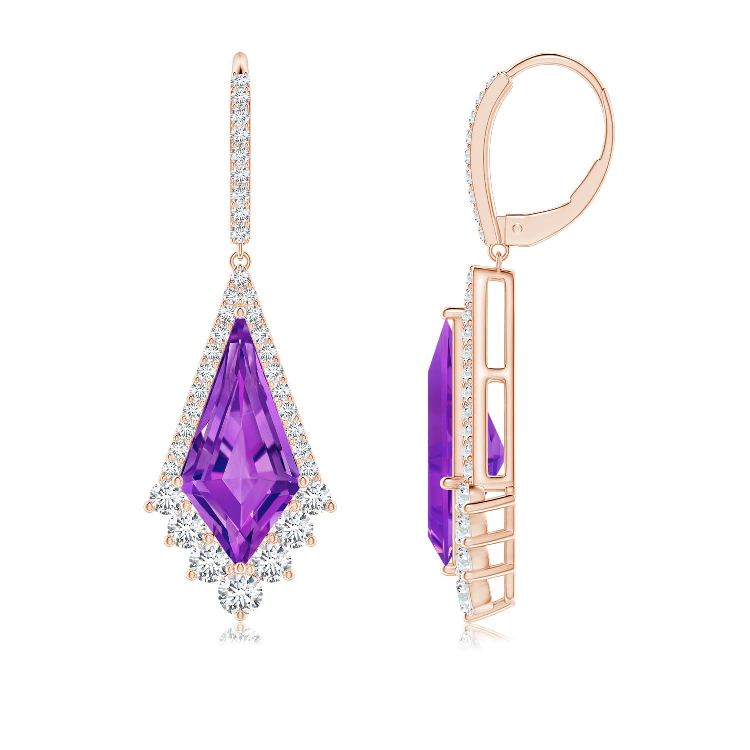 AAAA - Amethyst / 7.84 CT / 14 KT Rose Gold