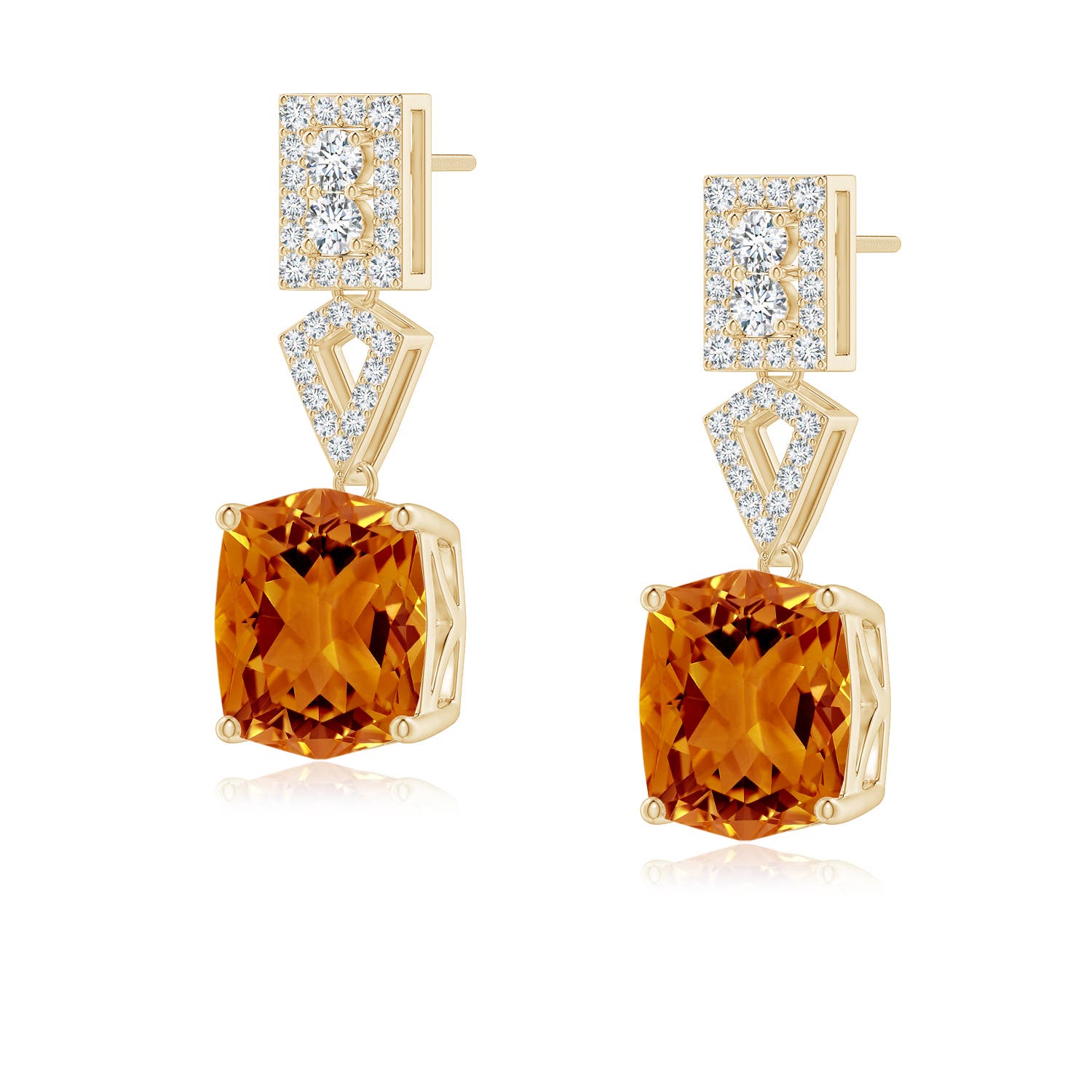 AAAA - Citrine / 6.06 CT / 14 KT Yellow Gold