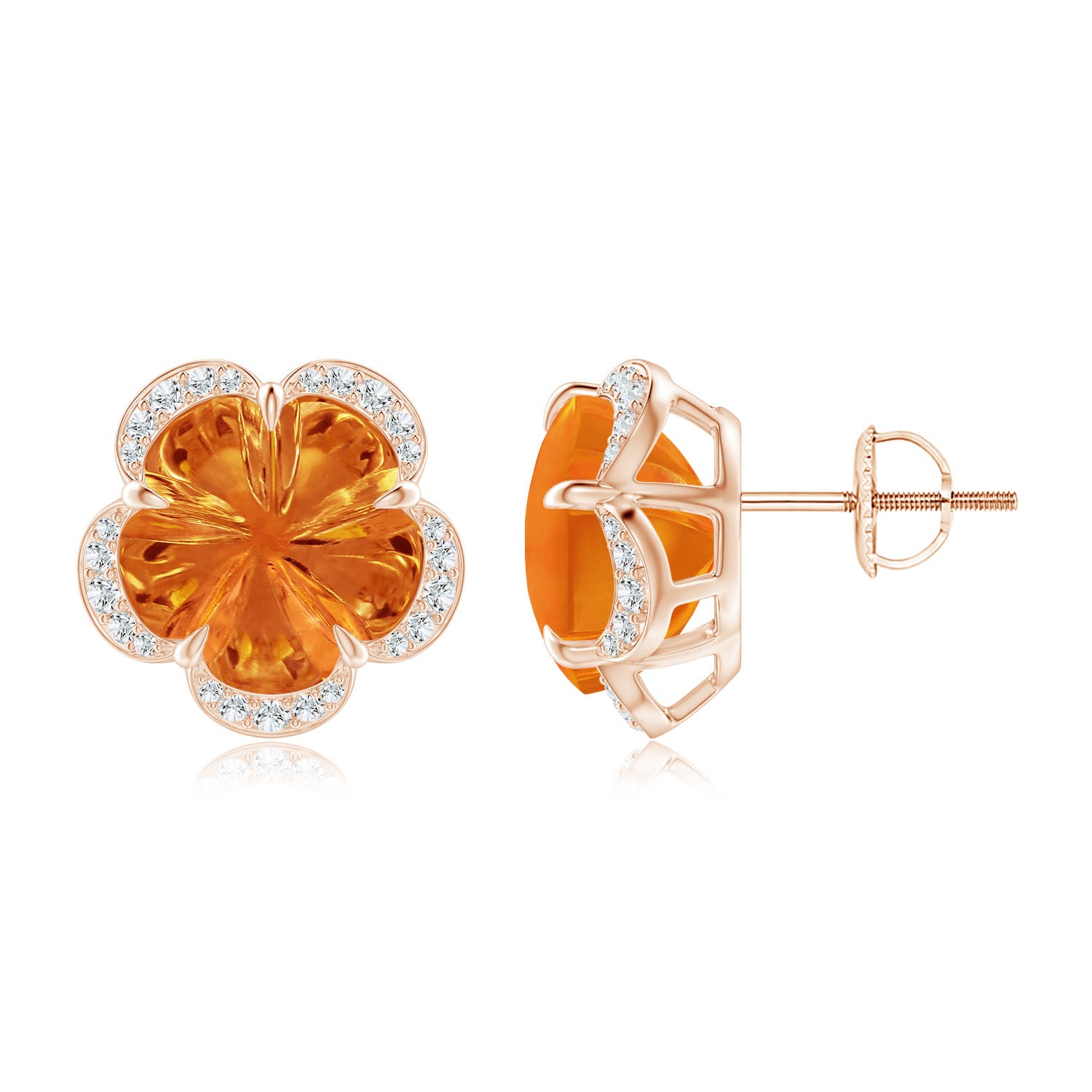 AAAA - Citrine / 9.06 CT / 14 KT Rose Gold