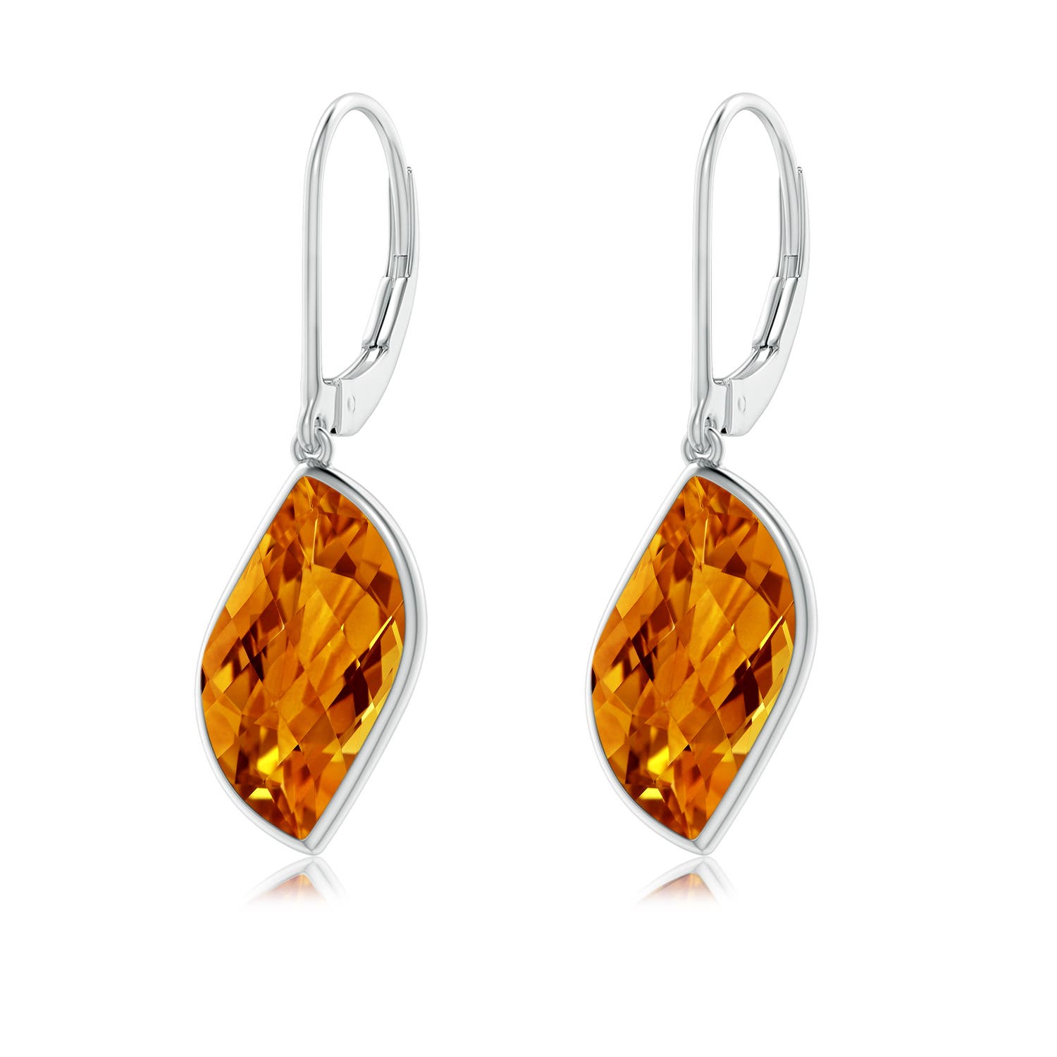 AAAA - Citrine / 11 CT / 14 KT White Gold