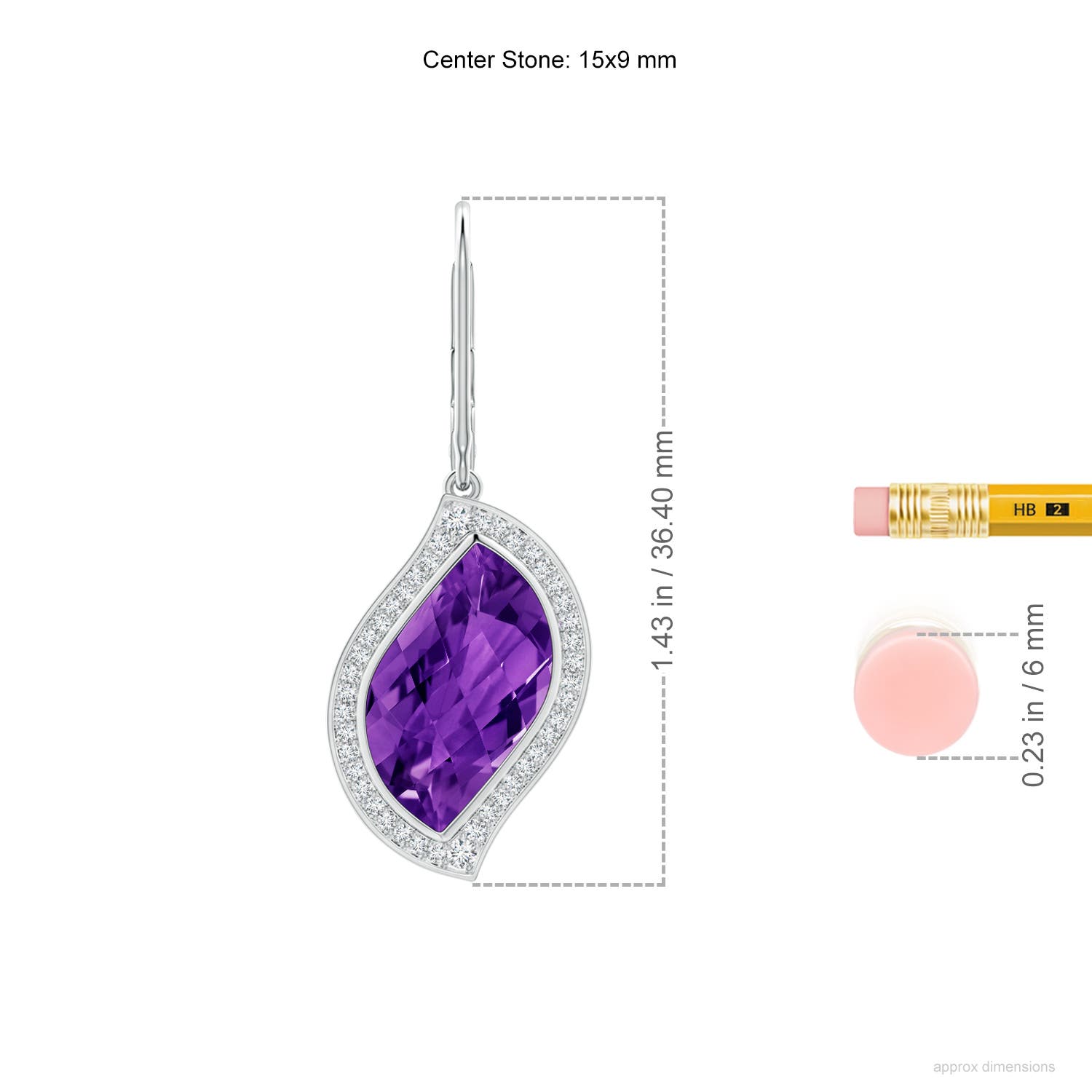 AAAA - Amethyst / 11.31 CT / 14 KT White Gold