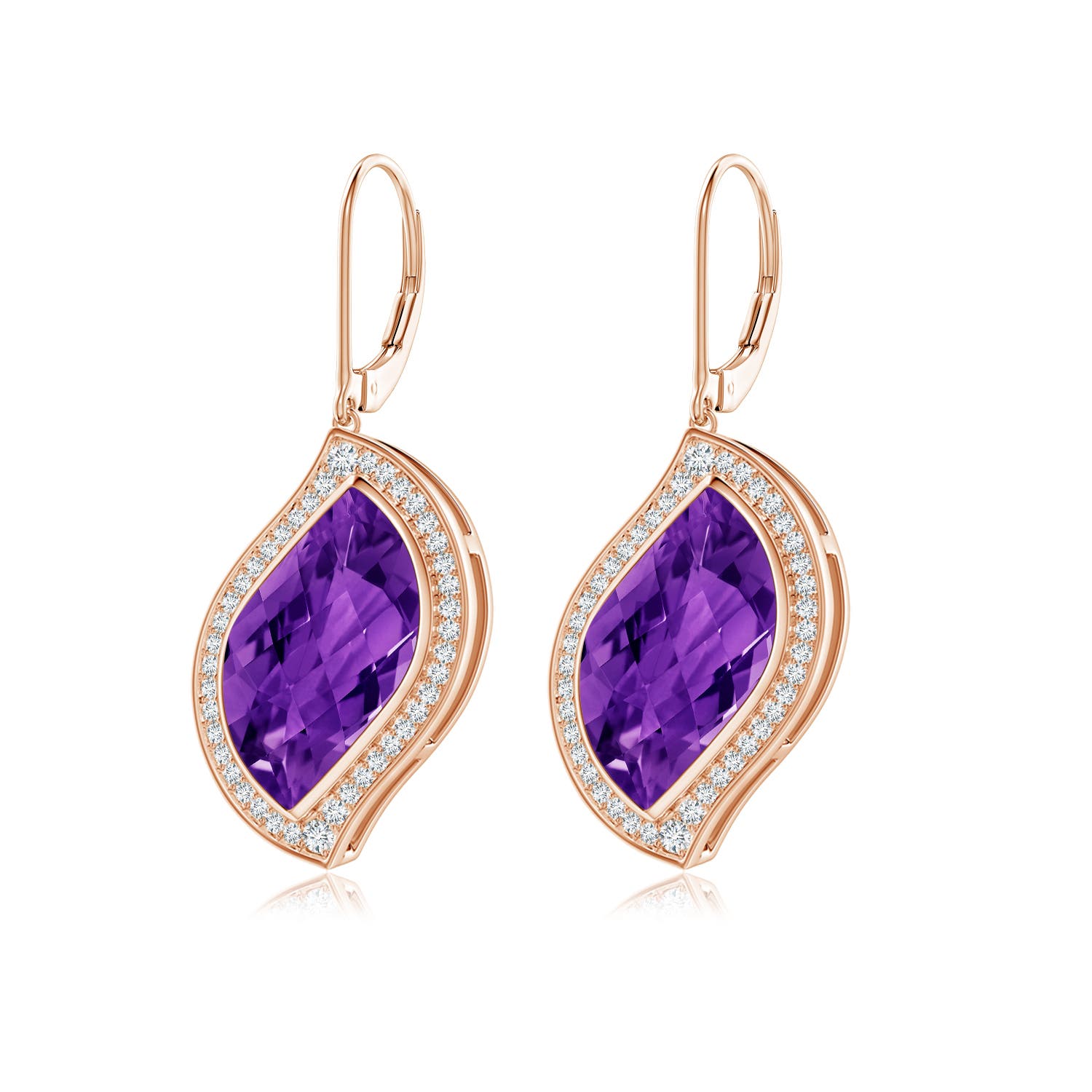 AAAA - Amethyst / 13.92 CT / 14 KT Rose Gold