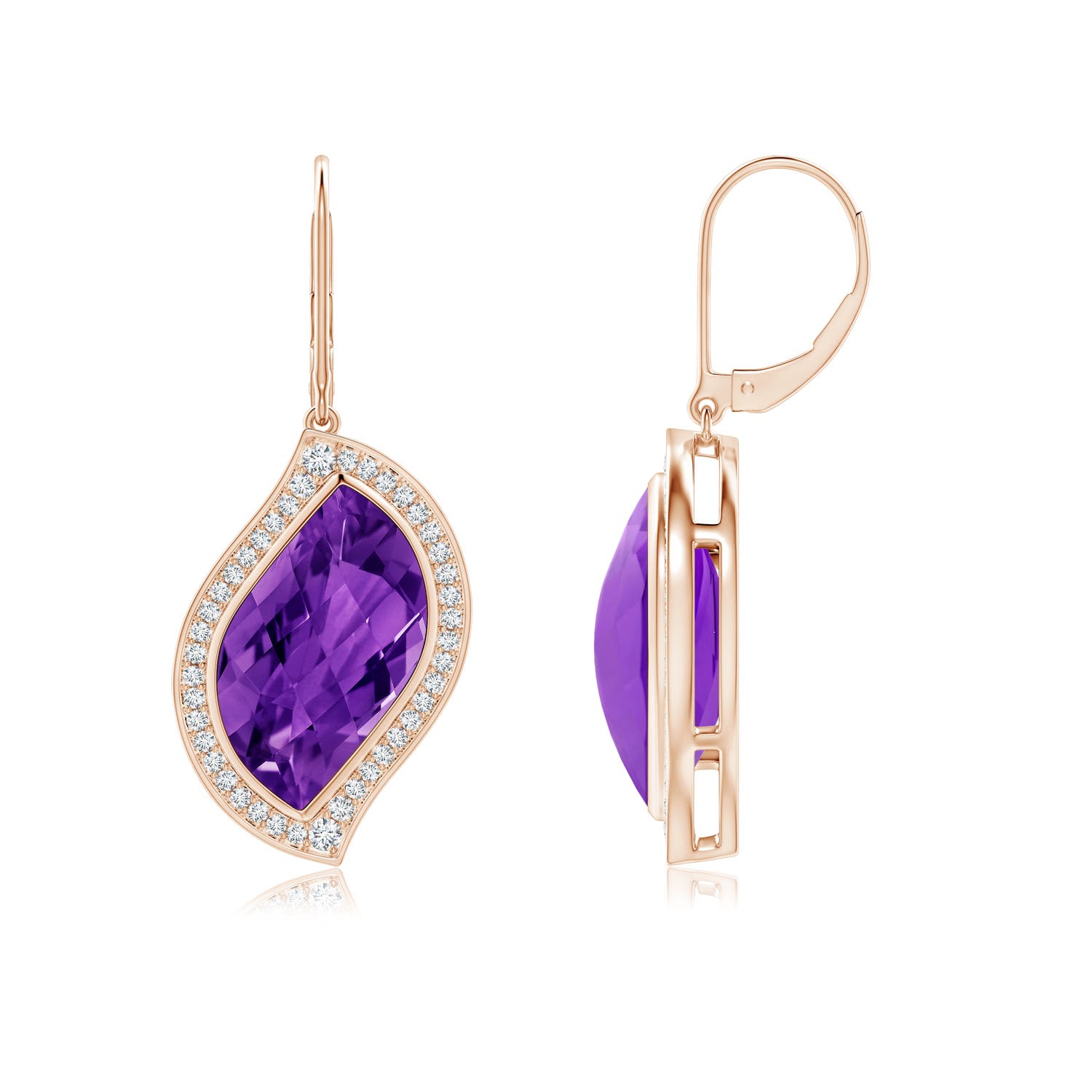 AAAA - Amethyst / 13.92 CT / 14 KT Rose Gold