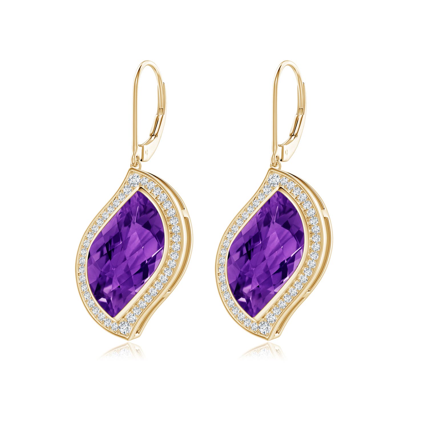 AAAA - Amethyst / 13.92 CT / 14 KT Yellow Gold