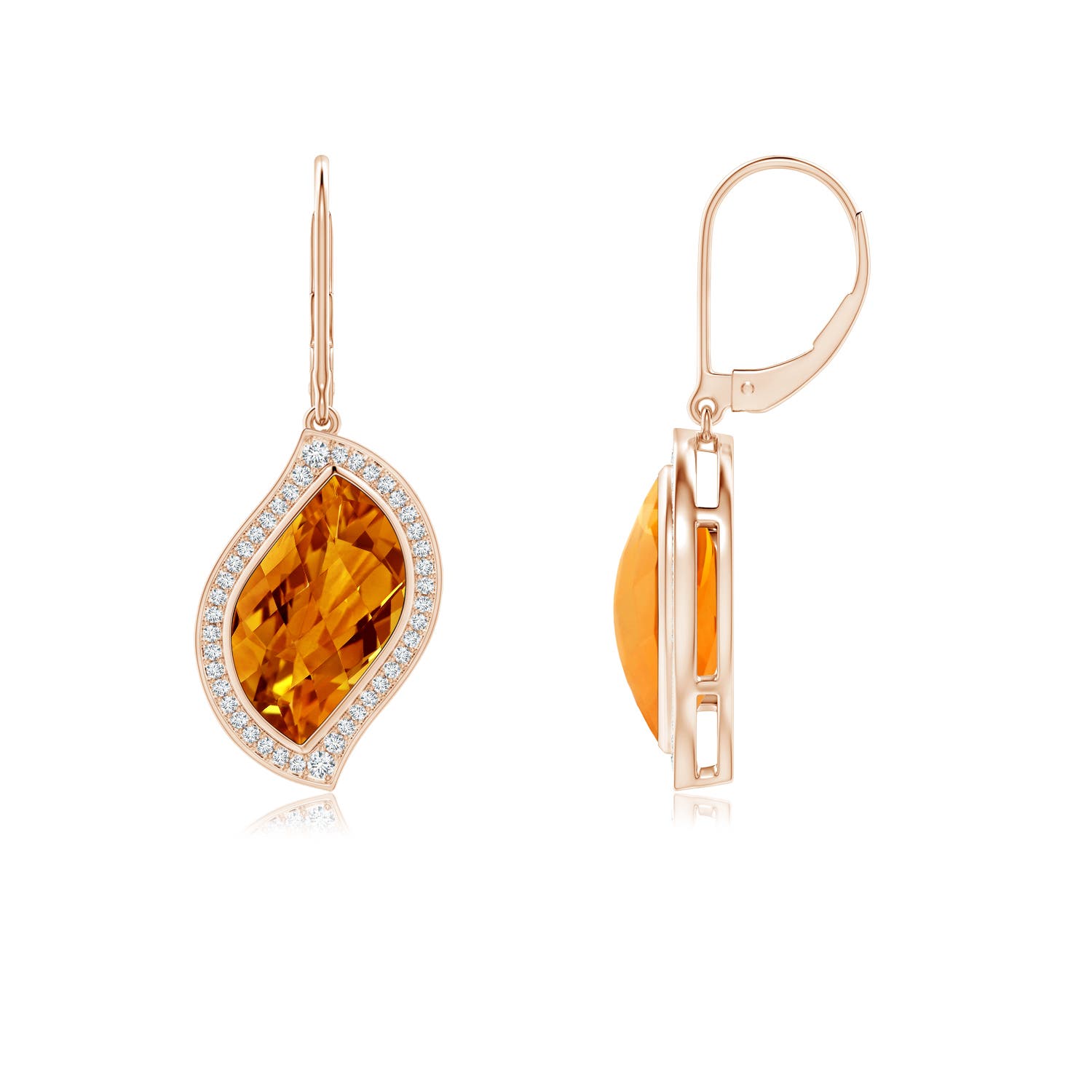 AAAA - Citrine / 11.31 CT / 14 KT Rose Gold