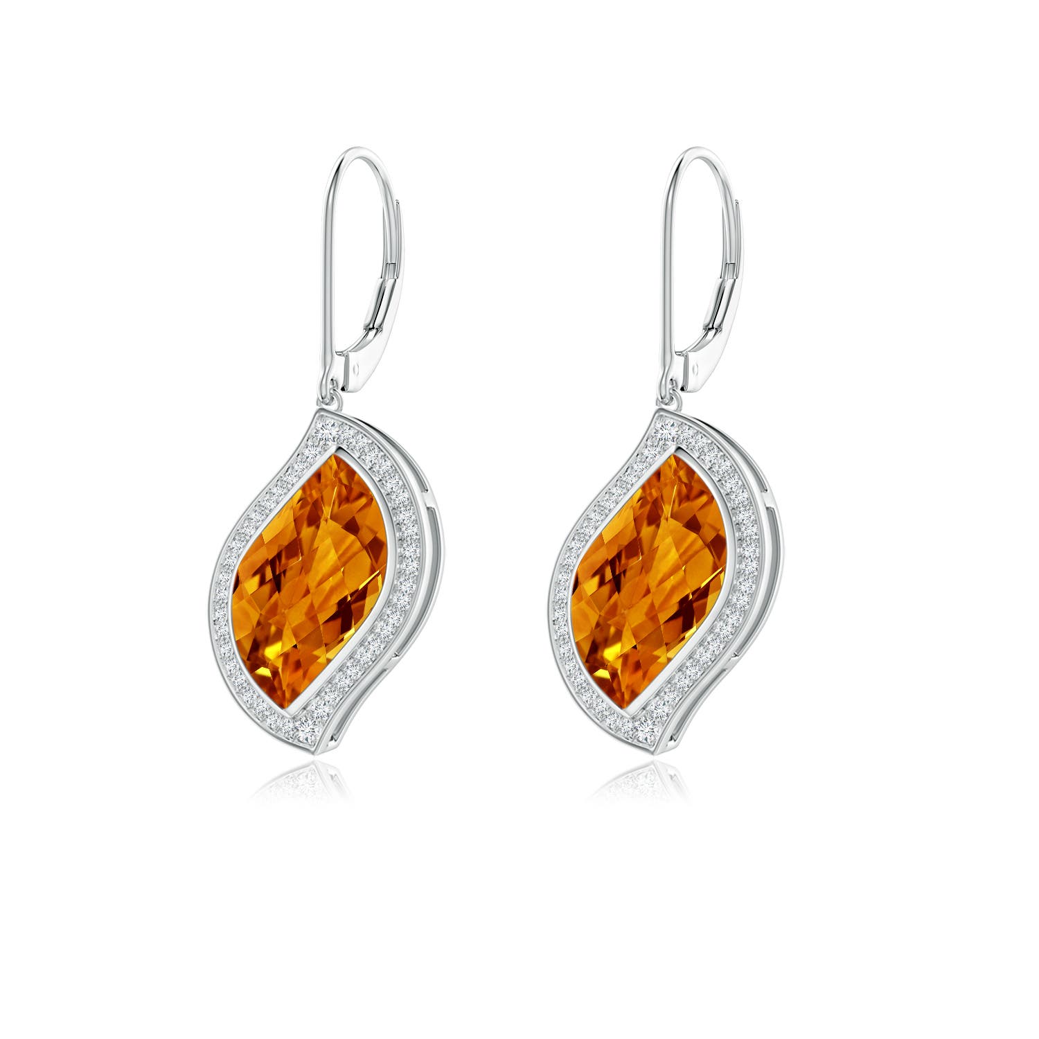 AAAA - Citrine / 11.31 CT / 14 KT White Gold