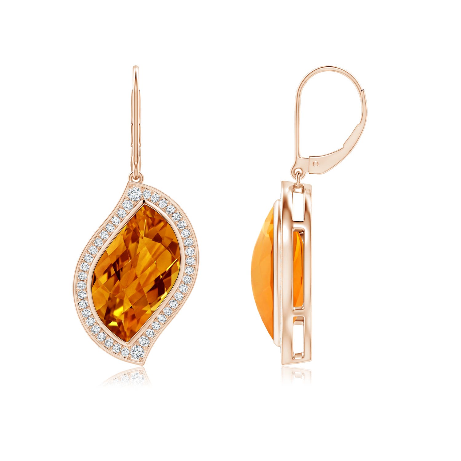 AAAA - Citrine / 13.92 CT / 14 KT Rose Gold