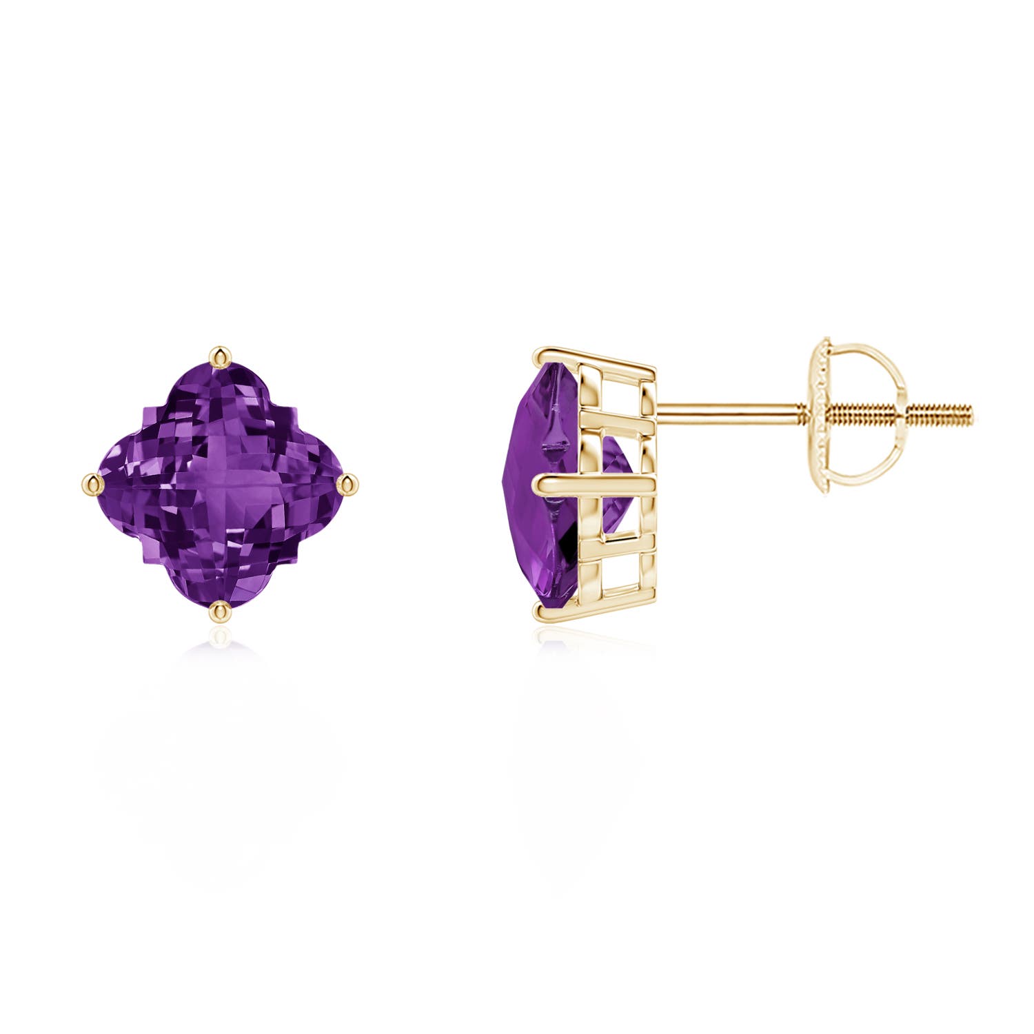 AAAA - Amethyst / 2.4 CT / 14 KT Yellow Gold